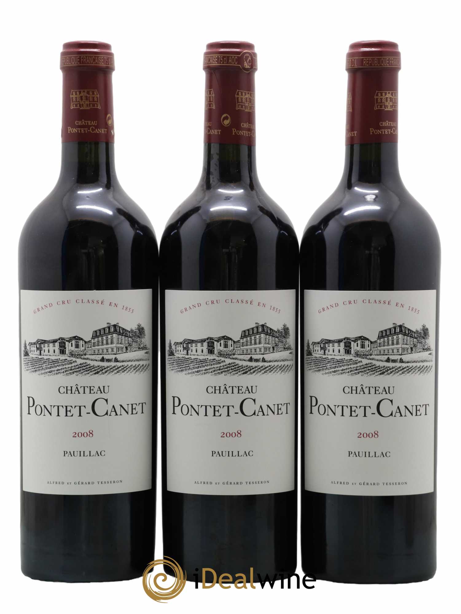 Château Pontet Canet 5ème Grand Cru Classé 2008 - Lot de 6 bouteilles - 2
