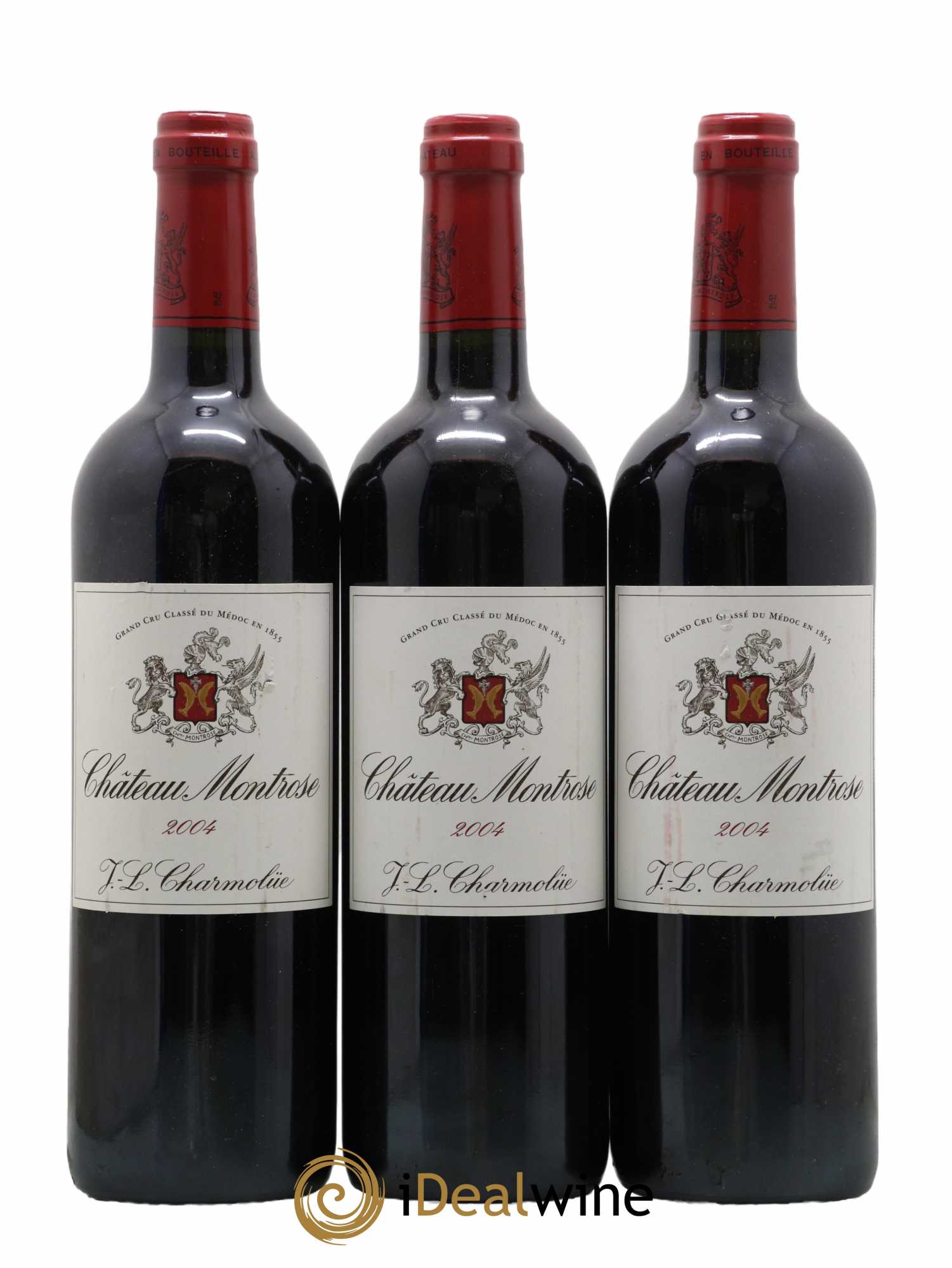 Château Montrose 2ème Grand Cru Classé 2004 - Lot de 3 bouteilles - 0