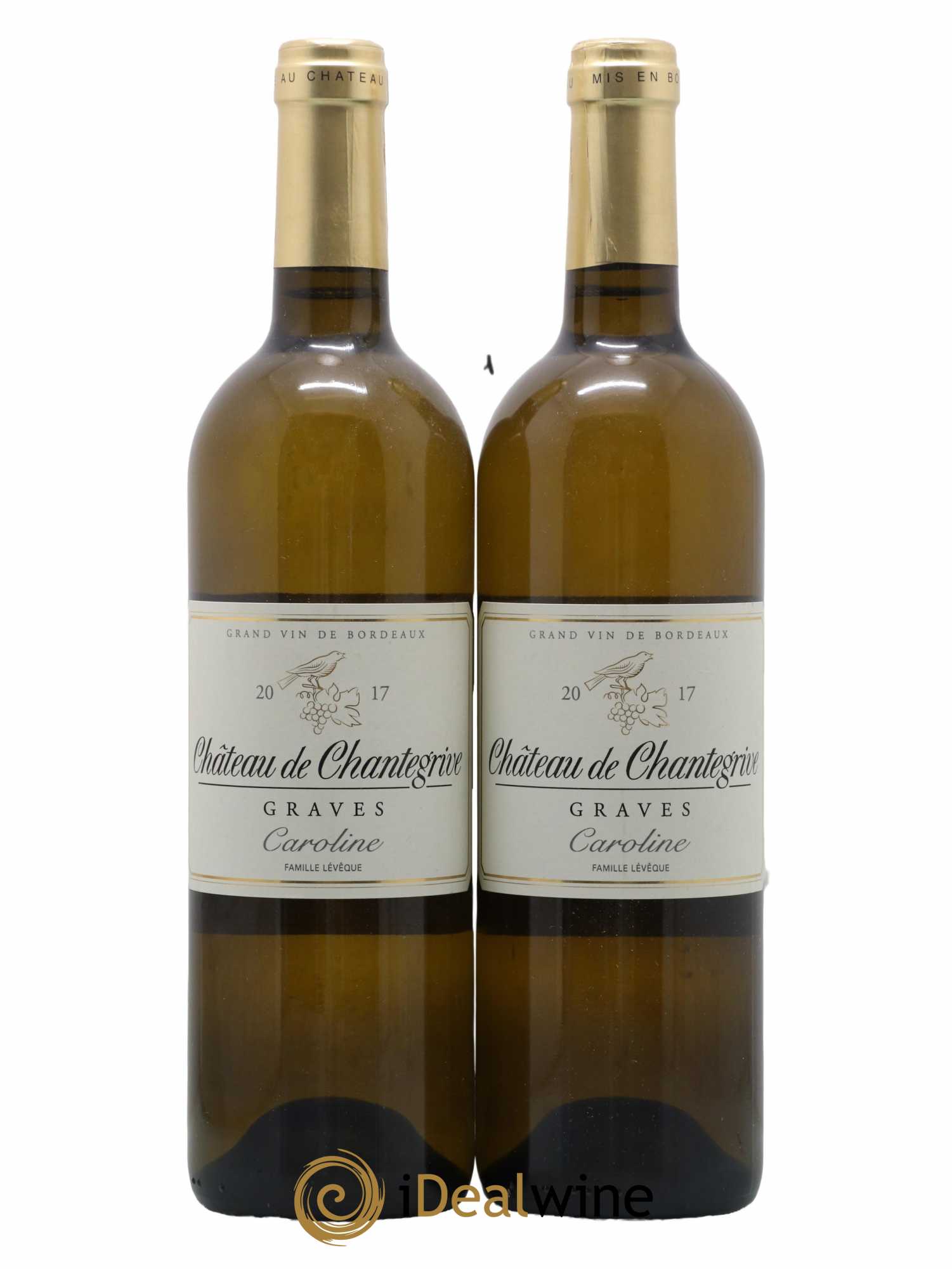 Château de Chantegrive Cuvée Caroline 2017 - Lot de 2 bouteilles - 0