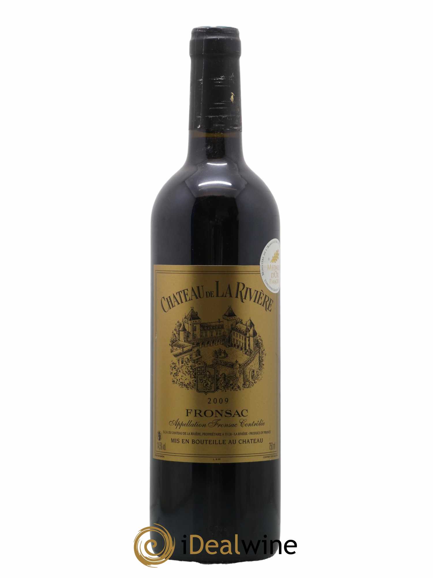 Château de La Rivière 2009 - Posten von 1 Flasche - 0