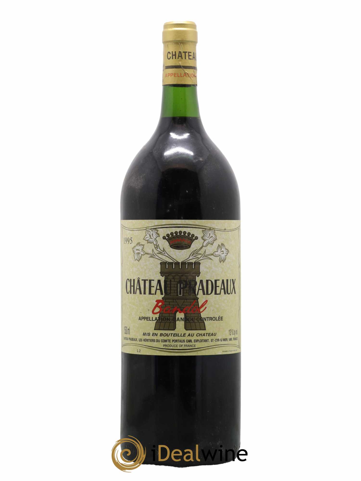 Bandol Château Pradeaux Famille Portalis 1995 - Lot of 1 magnum - 0
