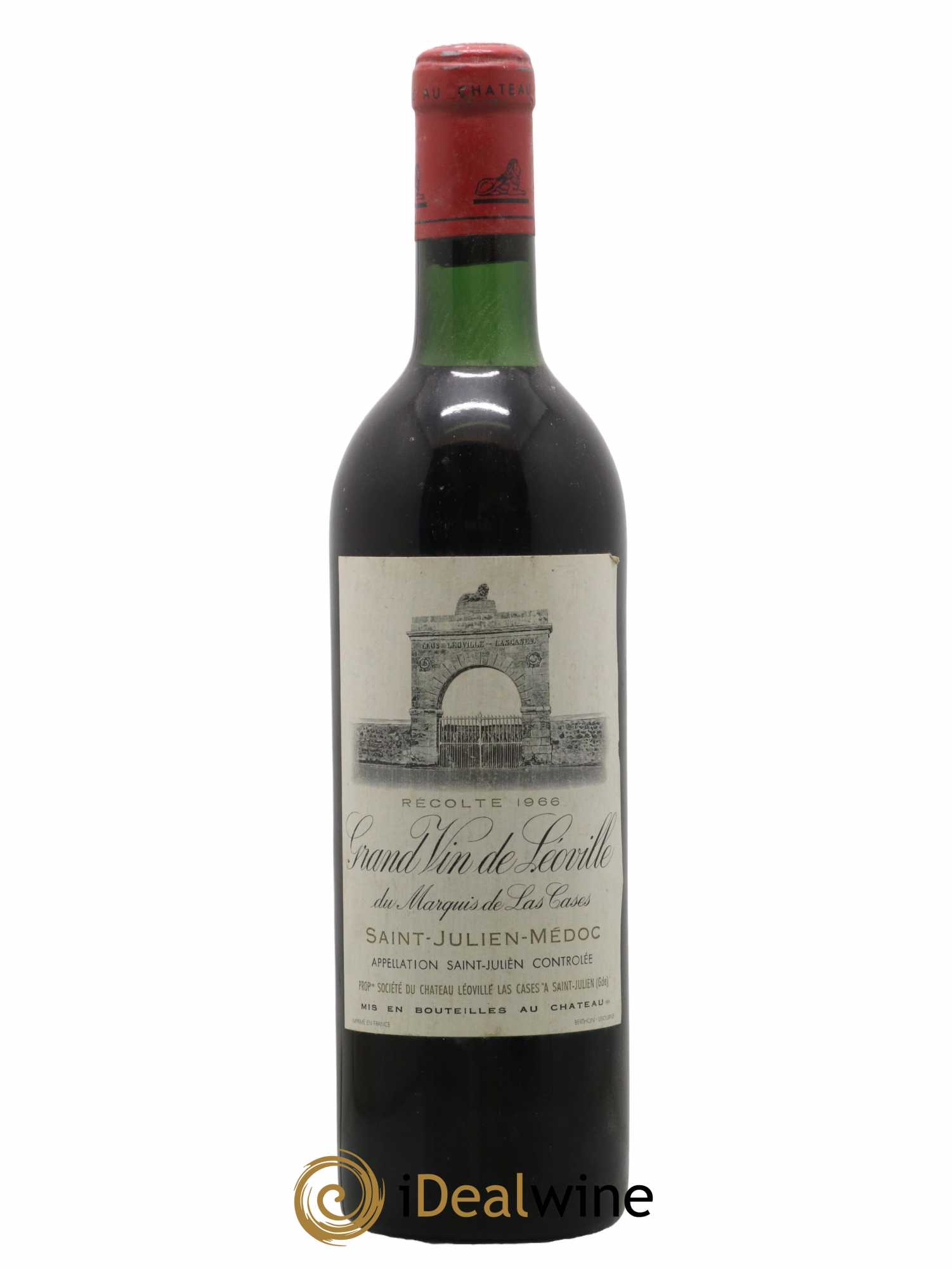 Château Léoville Las Cases 2ème Grand Cru Classé 1966 - Lot of 1 bottle - 0