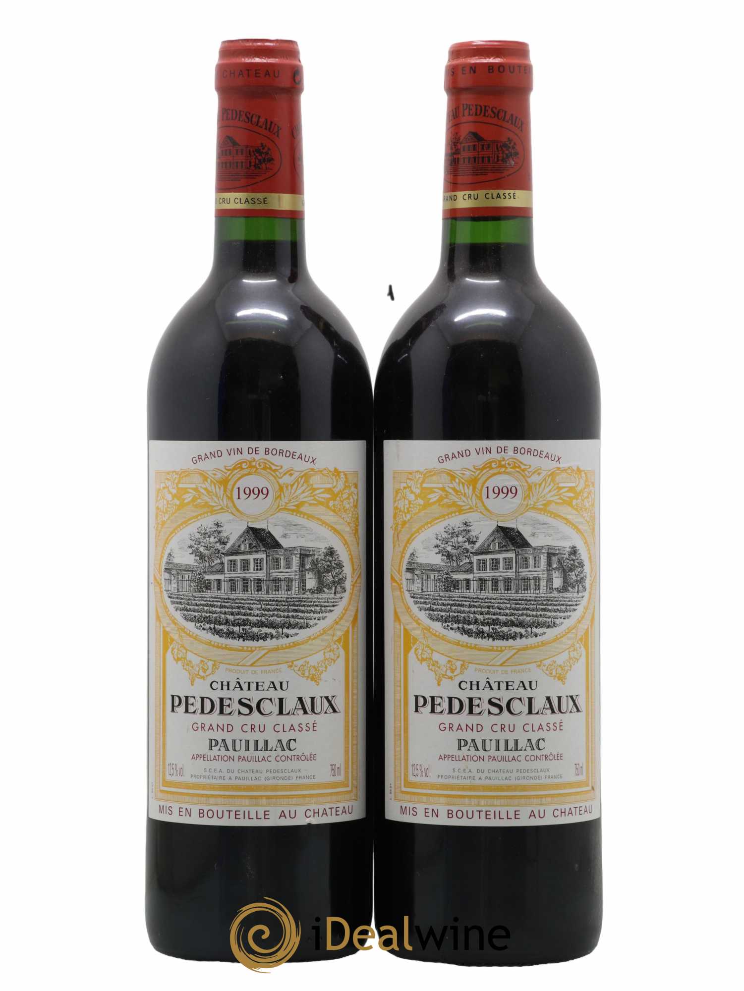 Château Pedesclaux 5ème Grand Cru Classé 1999 - Lot de 2 bouteilles - 0