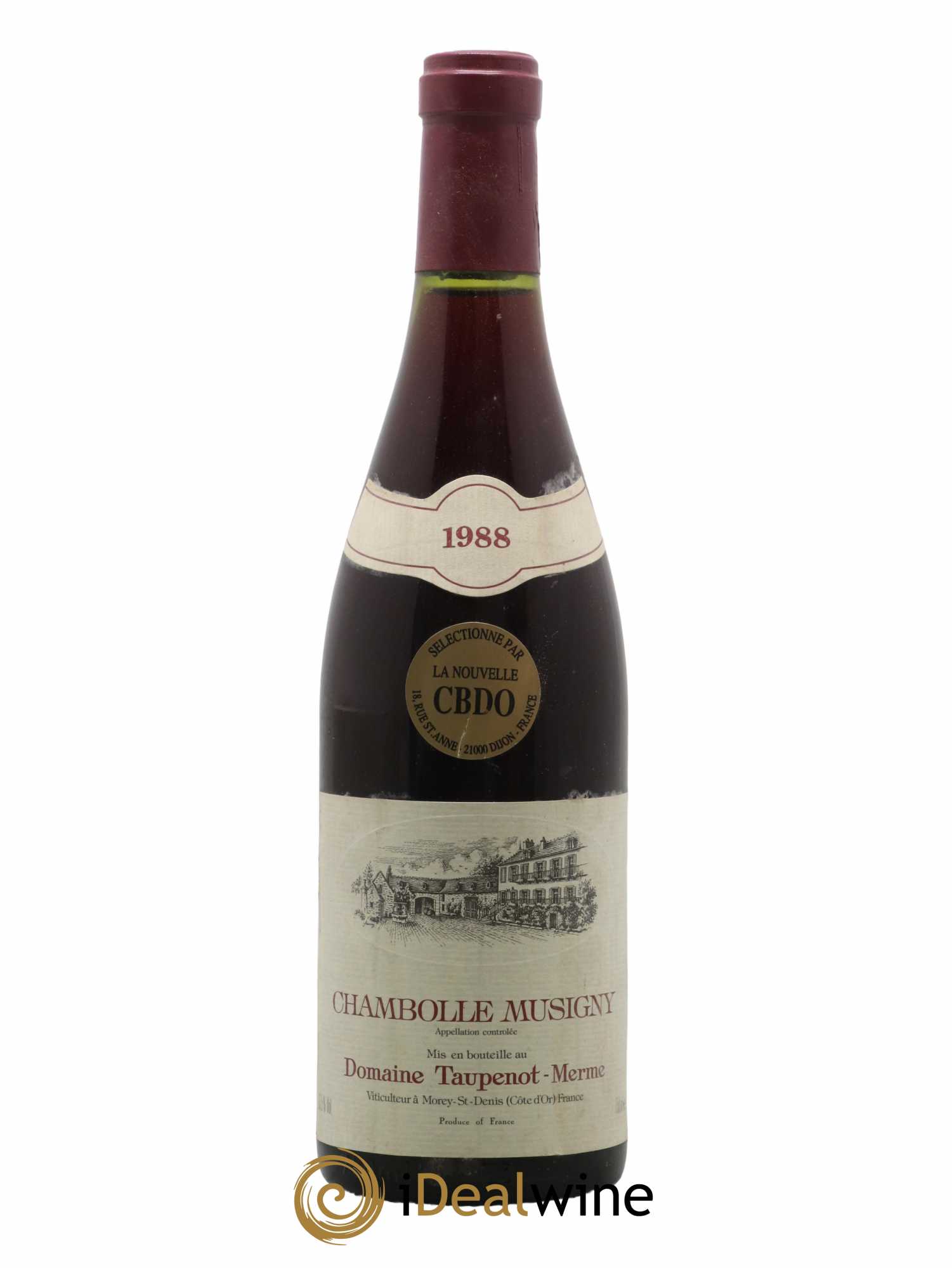 Chambolle-Musigny Domaine Taupenot-Merme 1988 - Lot of 1 bottle - 0