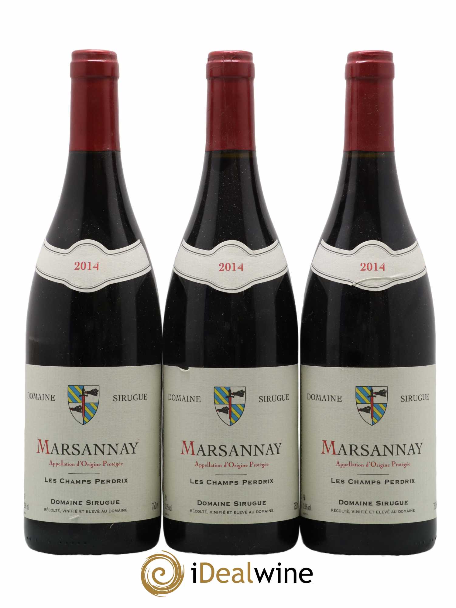 Marsannay Les Champs Perdrix Domaine Robert Sirugues 2014 - Lot de 3 bouteilles - 0