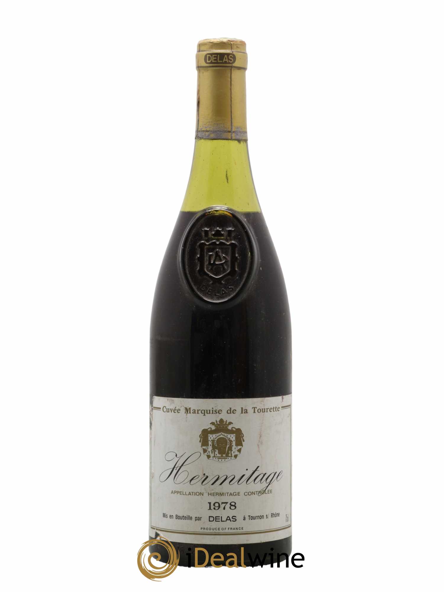 Hermitage Marquise de la Tourette Delas Frères 1978 - Lot de 1 bouteille - 0
