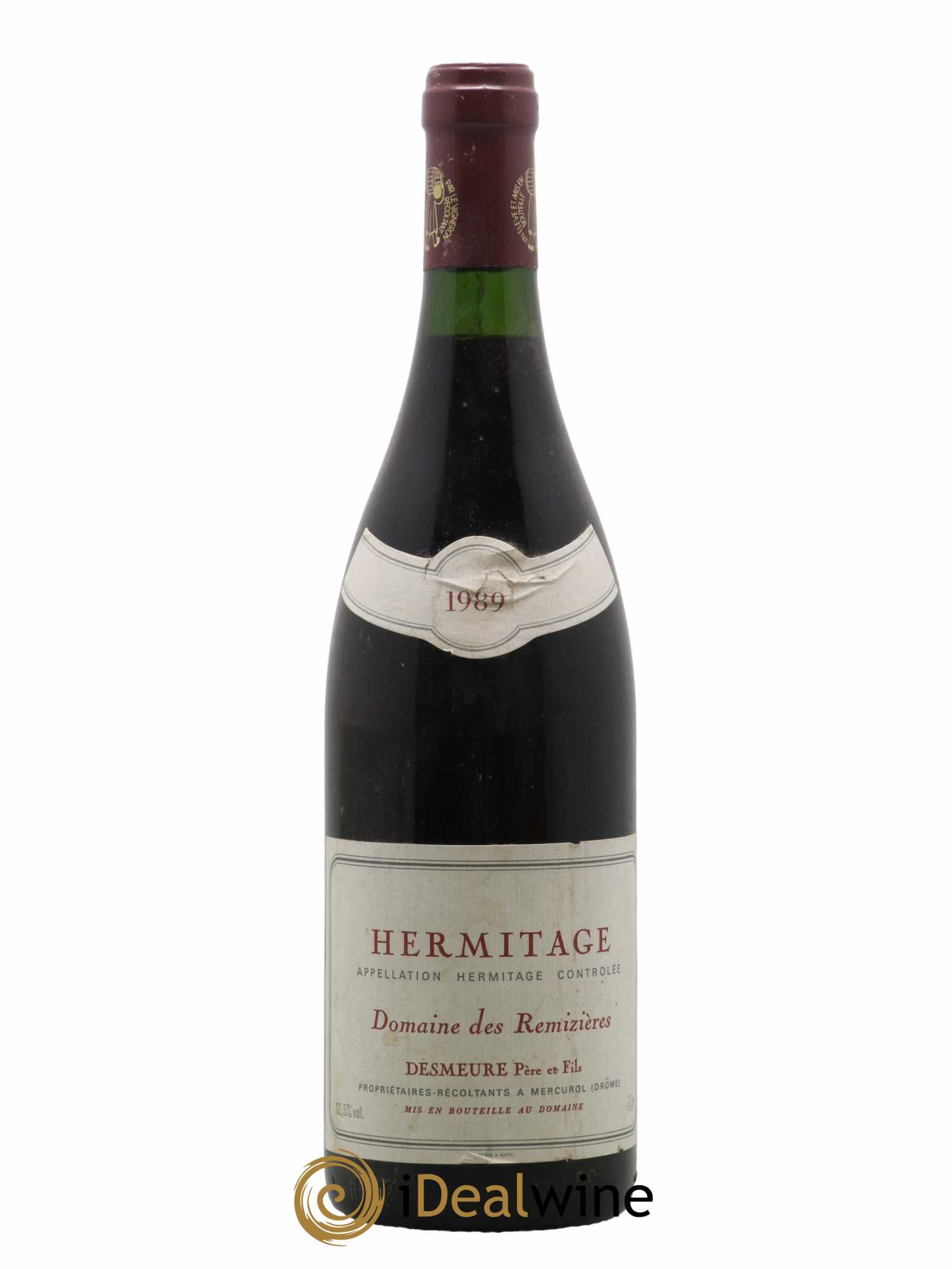 Hermitage Domaine des Remizieres 1989 - Posten von 1 Flasche - 0