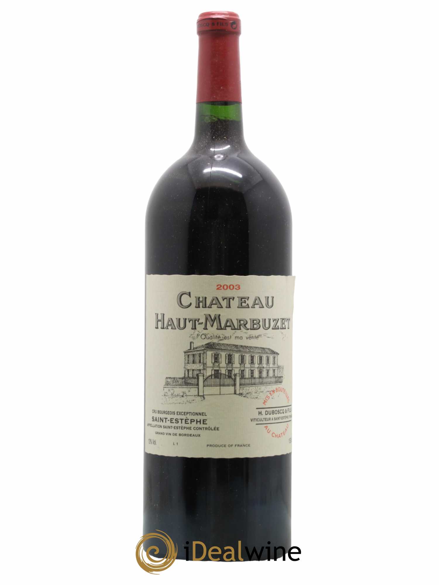Château Haut Marbuzet 2003 - Lot de 1 magnum - 0