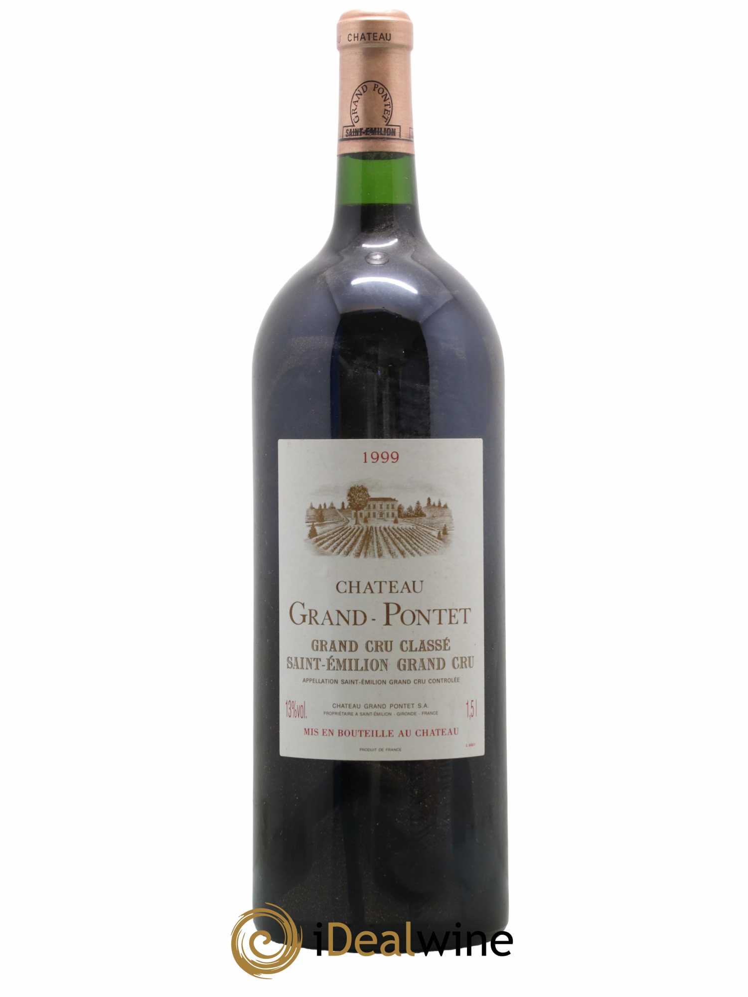 Château Grand Pontet Grand Cru Classé 1999 - Lot de 1 magnum - 0
