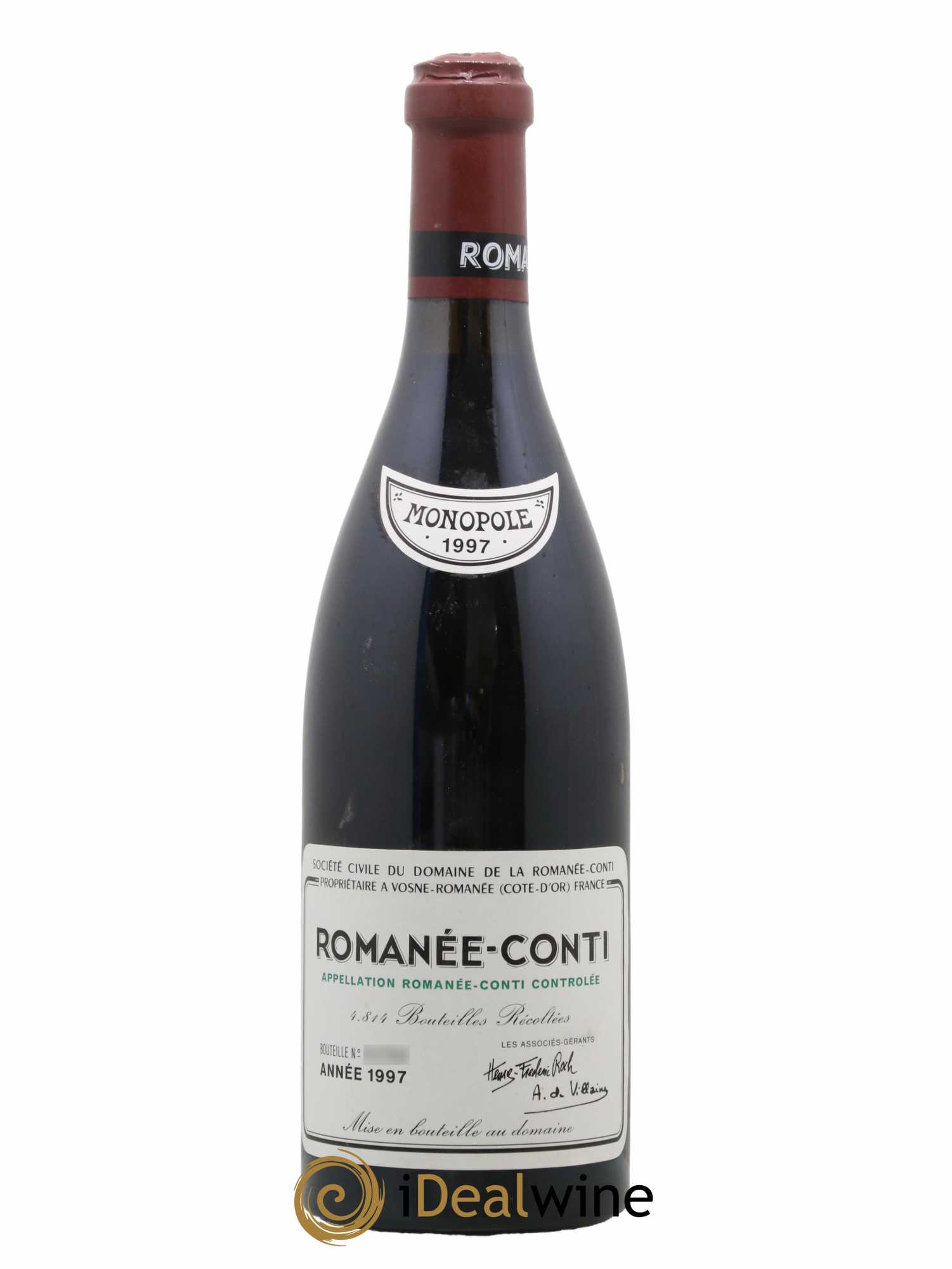 Romanée-Conti Grand Cru Domaine de la Romanée-Conti 1997 - Lot de 1 bouteille - 0