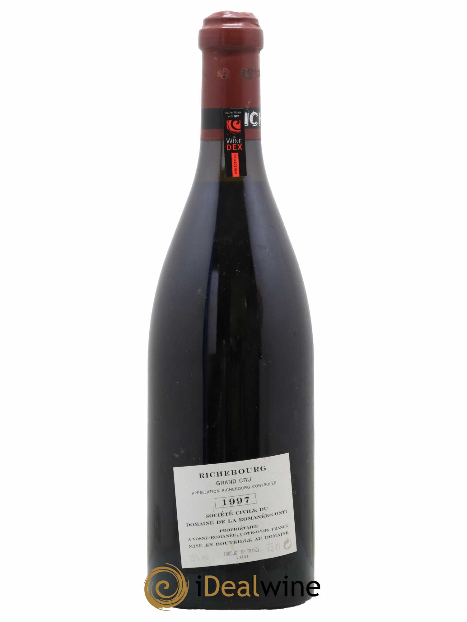 Richebourg Grand Cru Domaine de la Romanée-Conti 1997 - Lot de 1 bouteille - 1