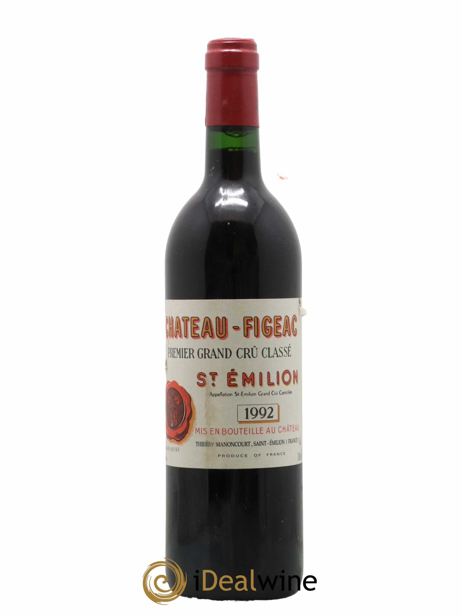 Château Figeac 1er Grand Cru Classé A 1992 - Lot of 1 bottle - 0