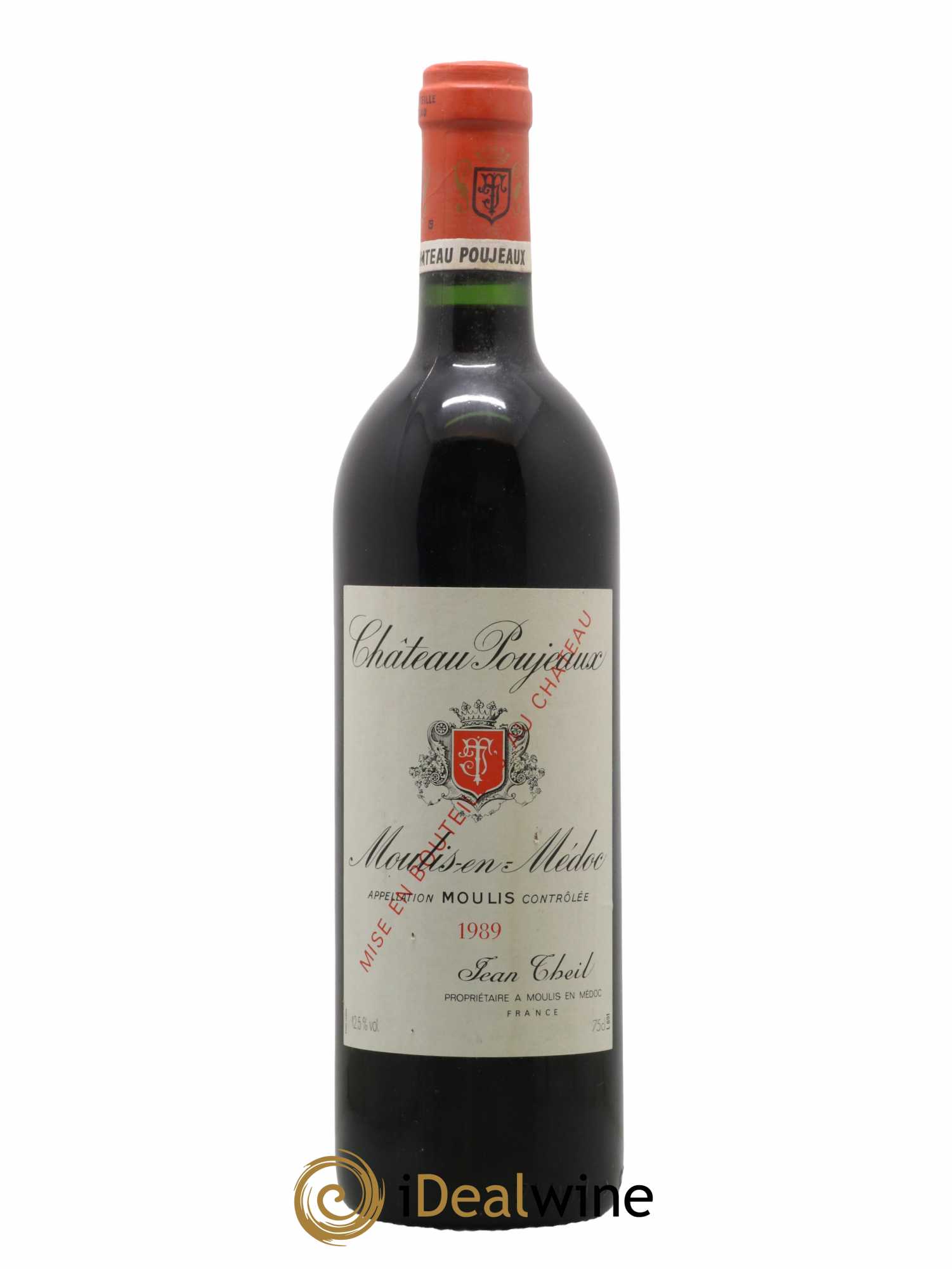 Château Poujeaux 1989 - Lot de 1 bouteille - 0