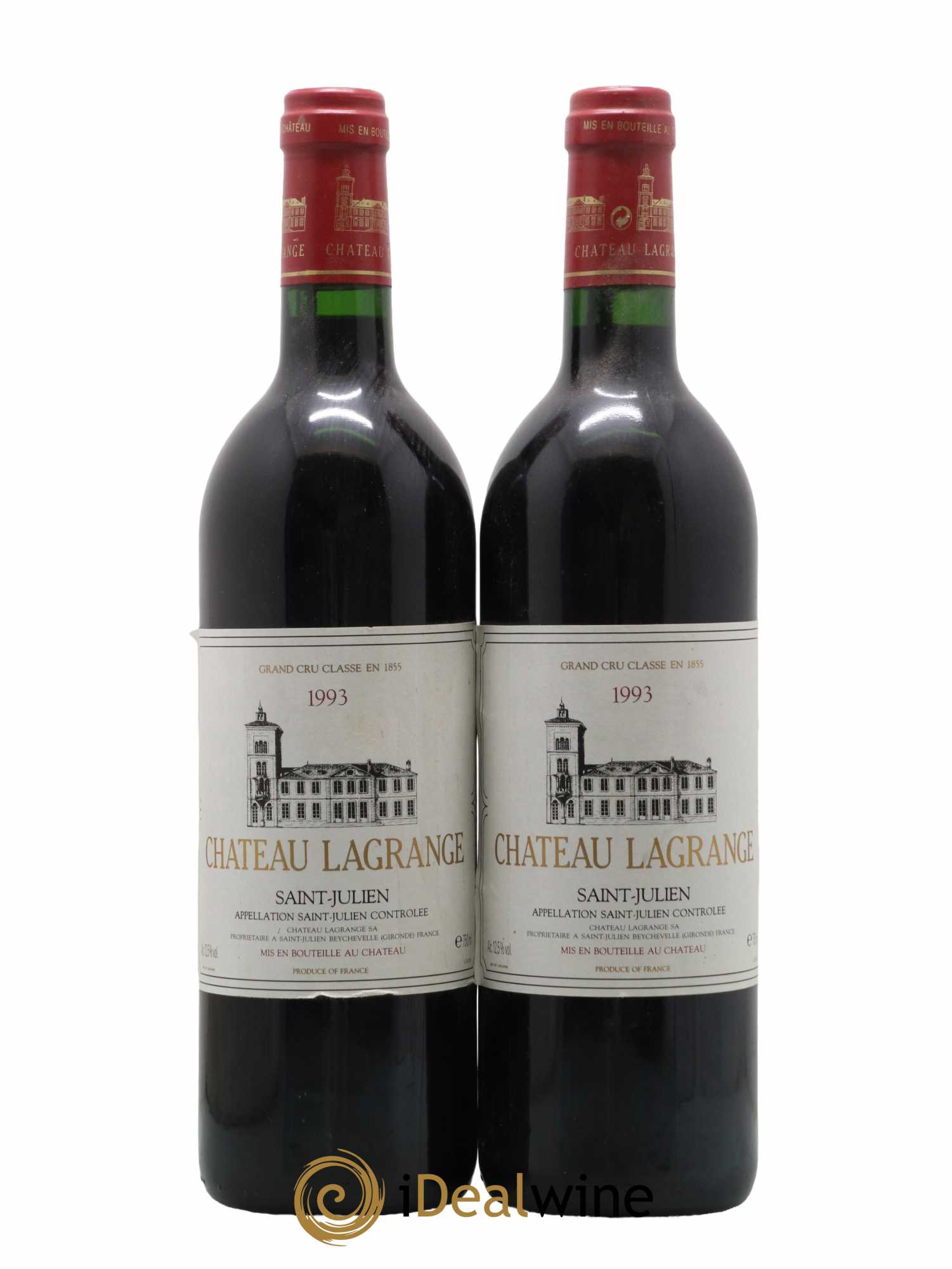 Château Lagrange 3ème Grand Cru Classé 1993 - Lot of 2 bottles - 0