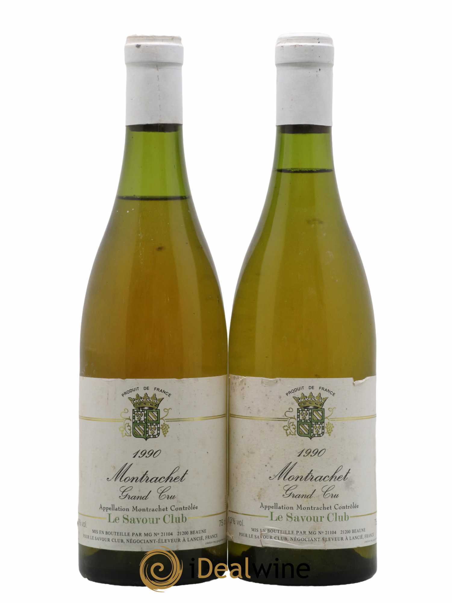 Montrachet Grand Cru Savour Club 1990 - Lot de 2 bouteilles - 0