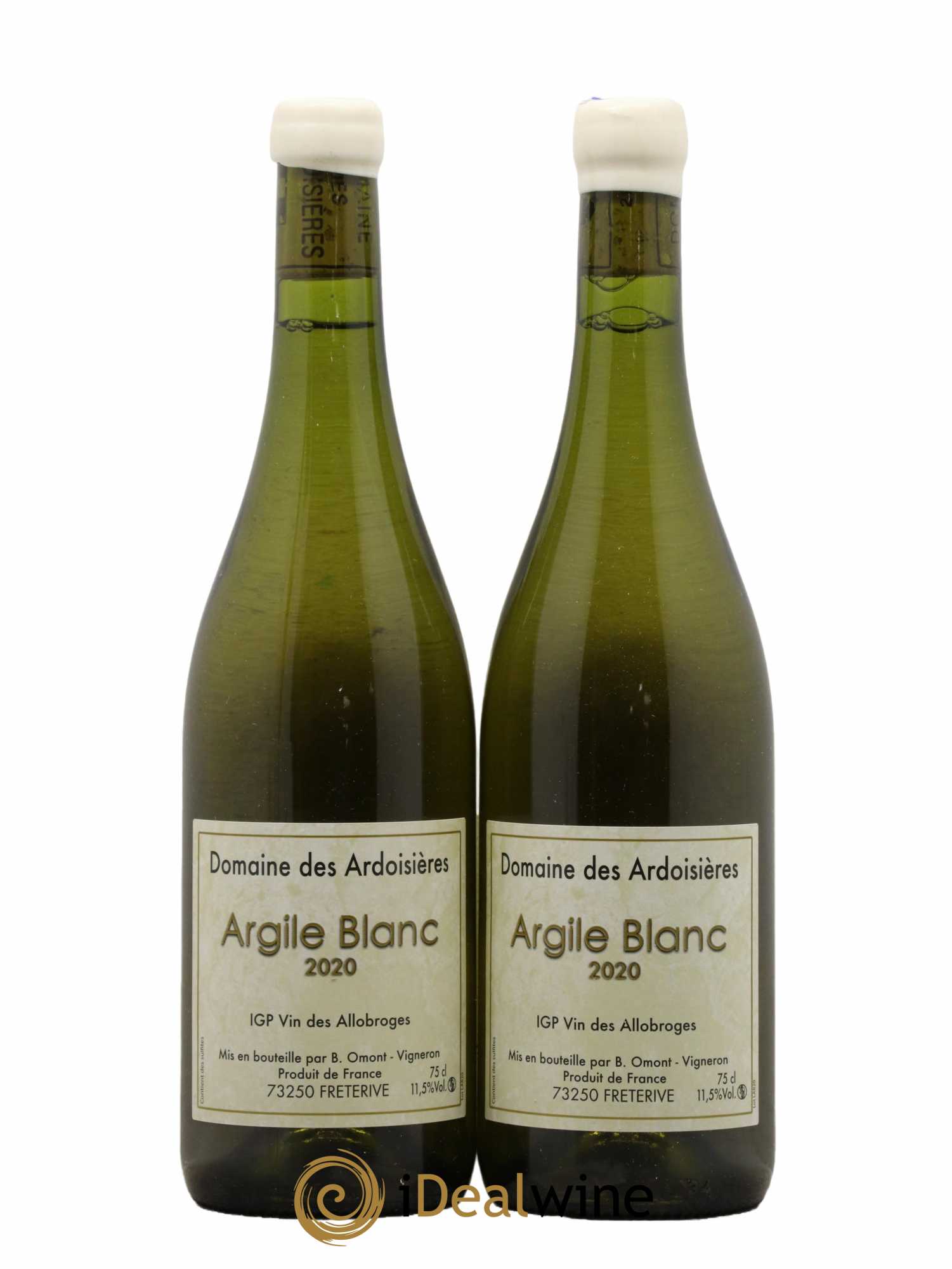 Vin des Allobroges Saint-Pierre-de-Soucy Argile Ardoisières (Domaine des) 2020 - Lot de 2 bouteilles - 0