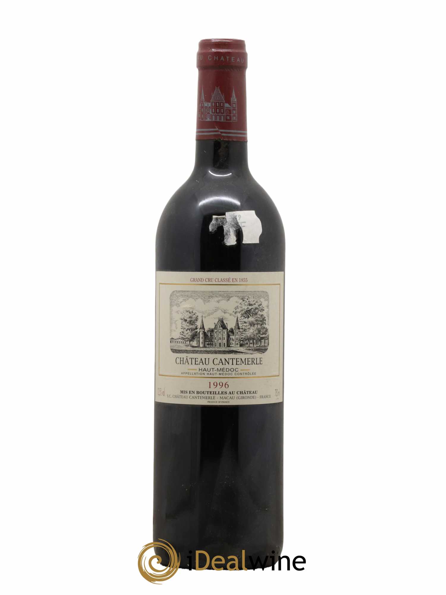 Château Cantemerle 5ème Grand Cru Classé 1996 - Lot de 1 bouteille - 0