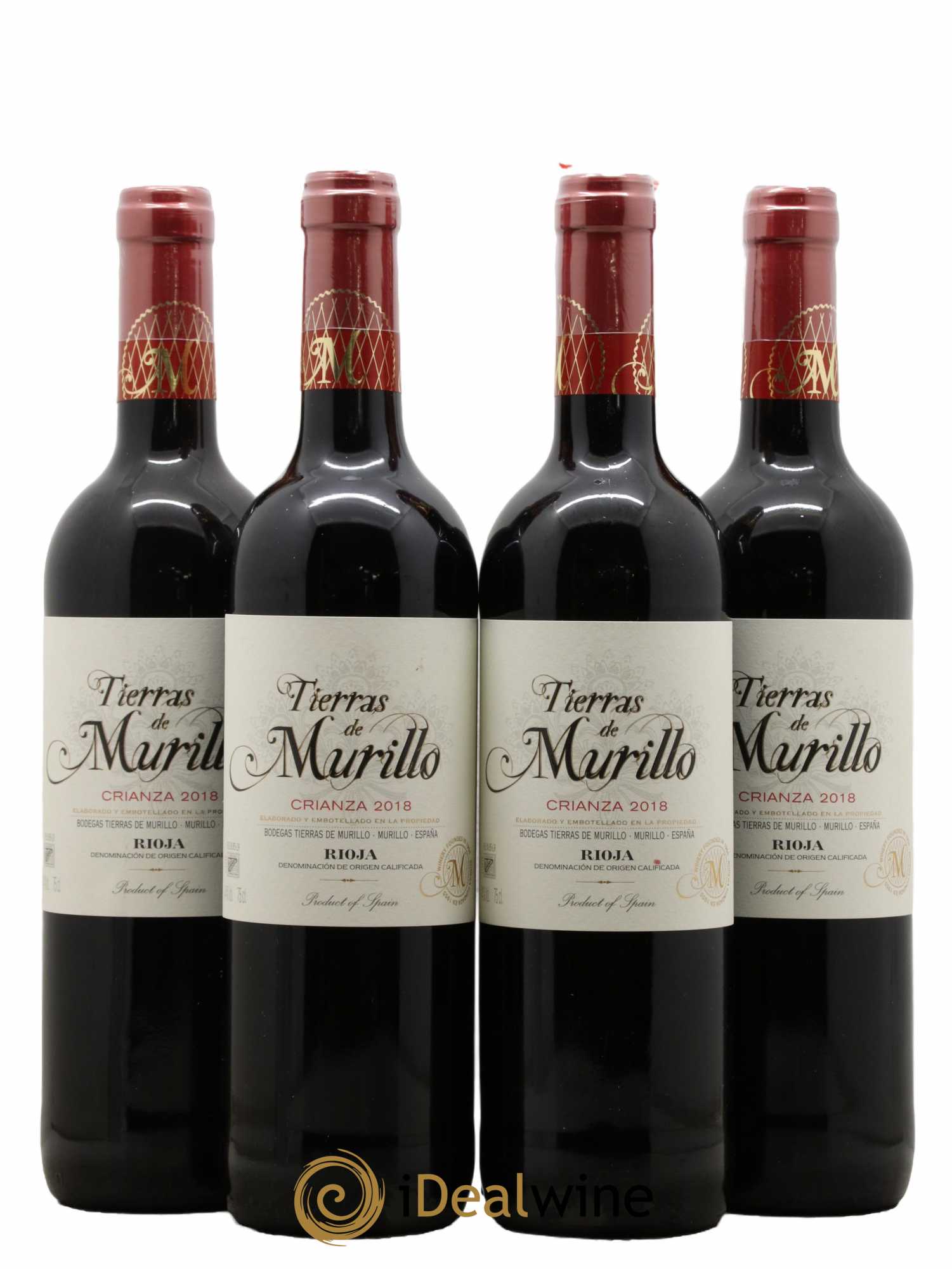 Rioja DOCA Tierras de Murillo 2018 - Lot de 4 bouteilles - 0