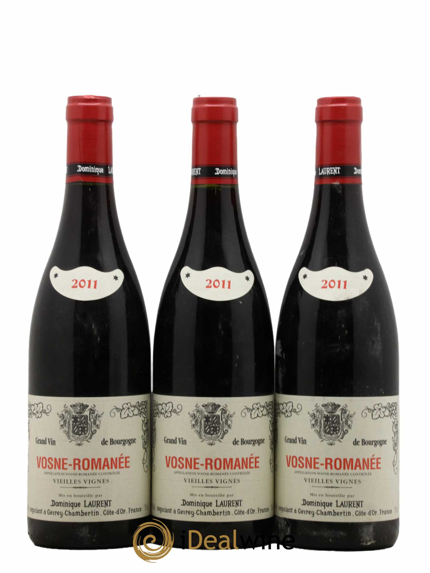 Vosne-Romanée Vieilles Vignes Dominique Laurent 2011 - Lot de 3 bouteilles - 0