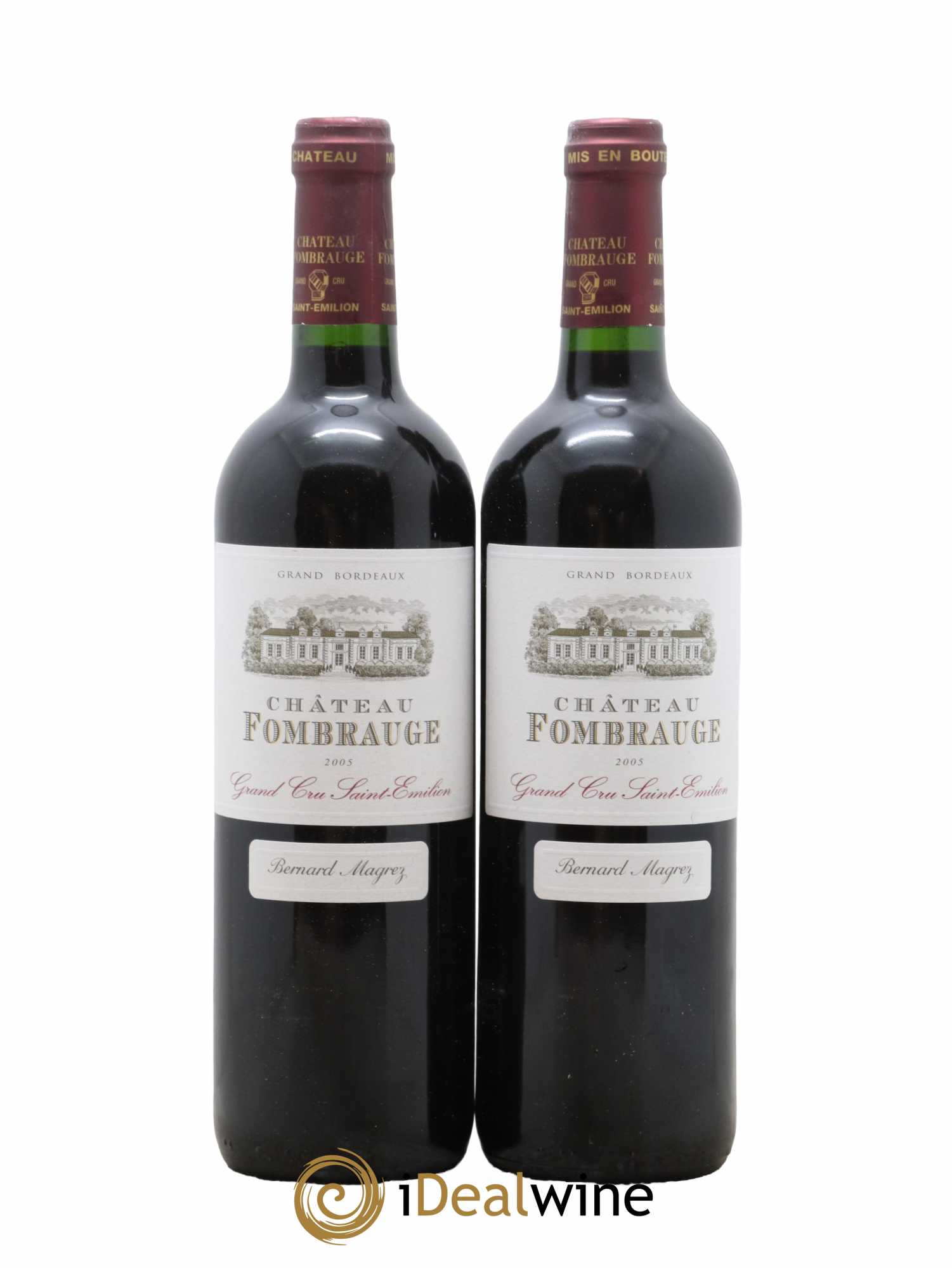 Château Fombrauge Grand Cru Classé 2005 - Lot de 2 bouteilles - 0