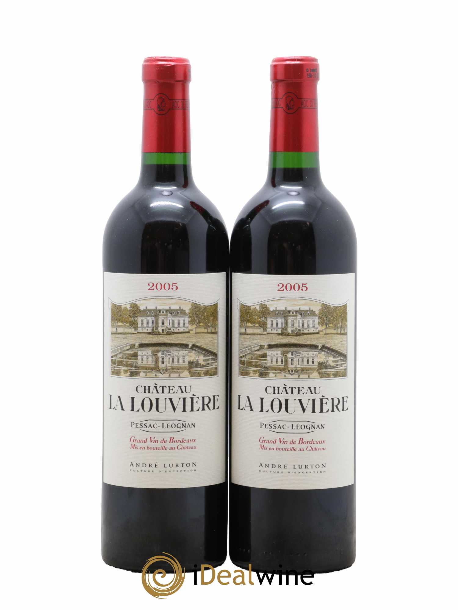 Château la Louvière 2005 - Lot de 2 bouteilles - 0