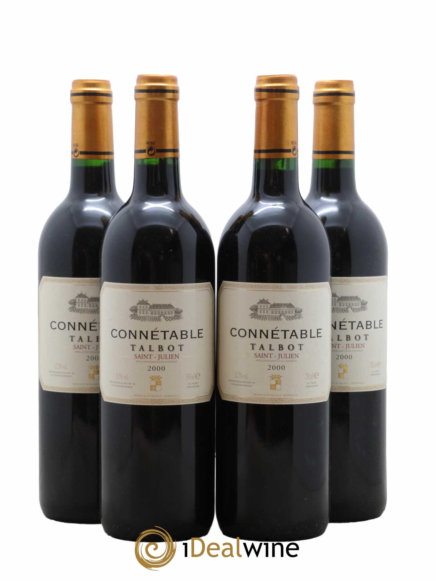 Connétable de Talbot Second Vin 2000 - Posten von 4 Flaschen - 0