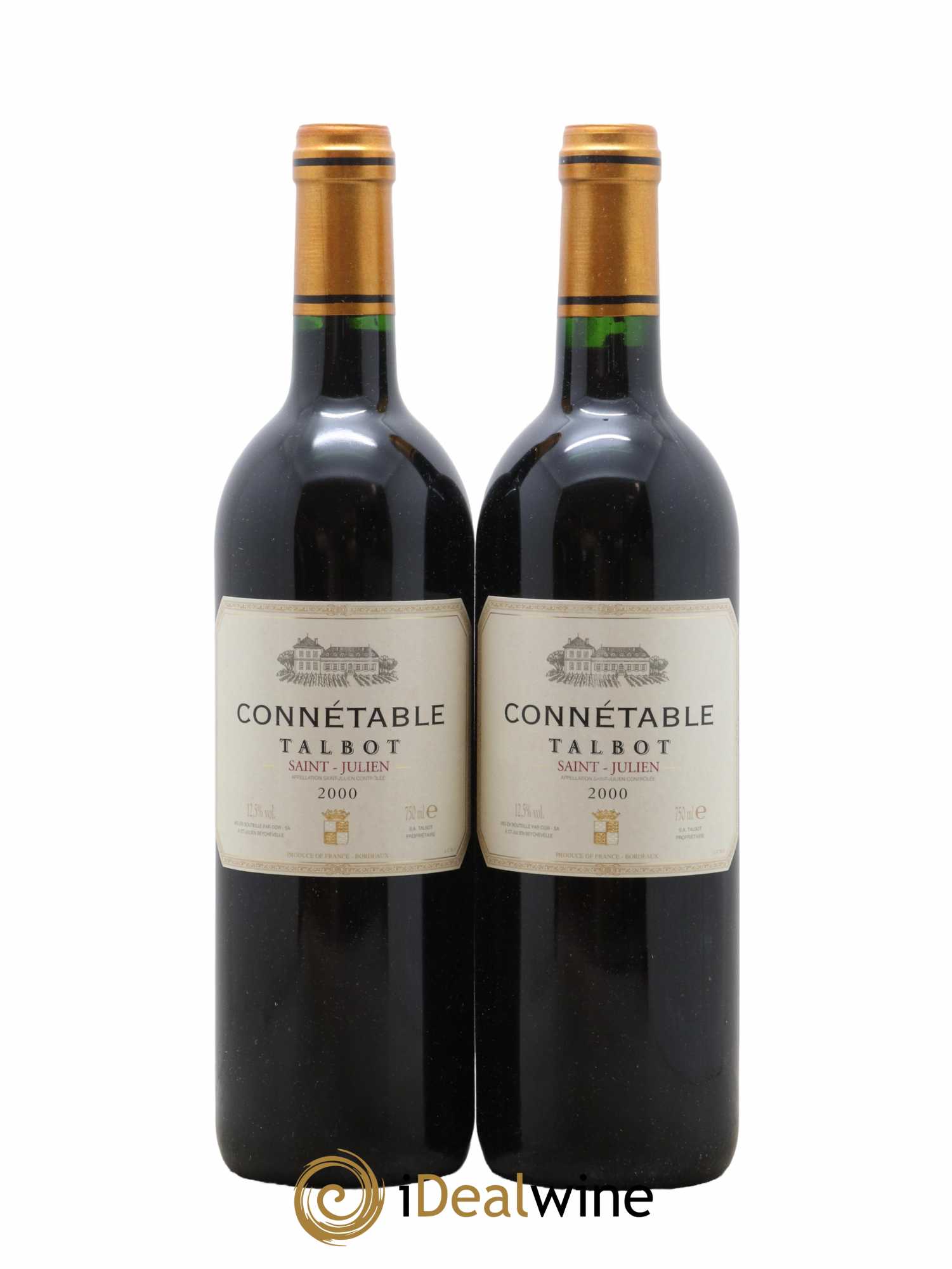 Connétable de Talbot Second Vin 2000 - Lot de 2 bouteilles - 0