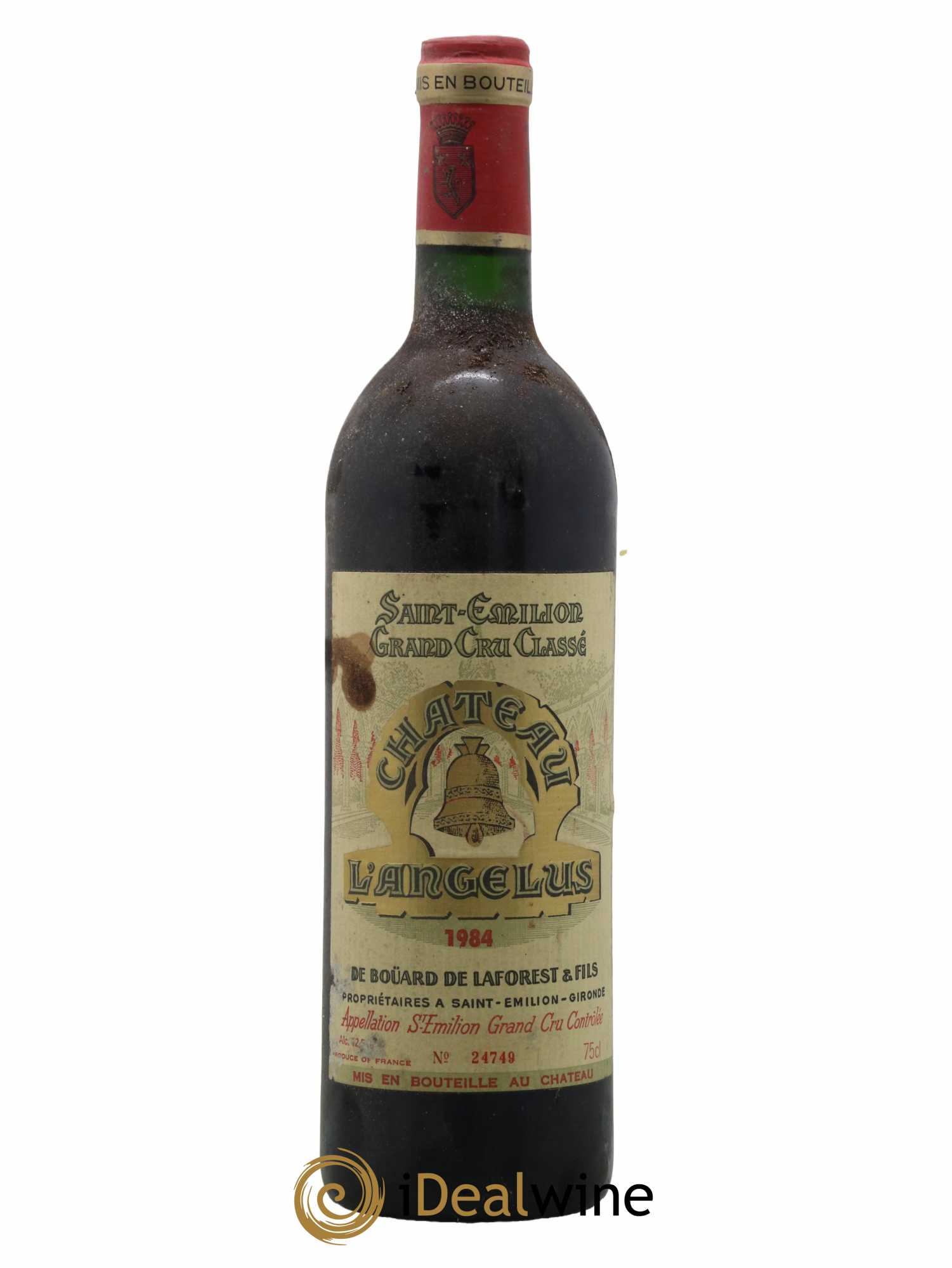 Château Angélus 1er Grand Cru Classé A 1984 - Lot de 1 bouteille - 0