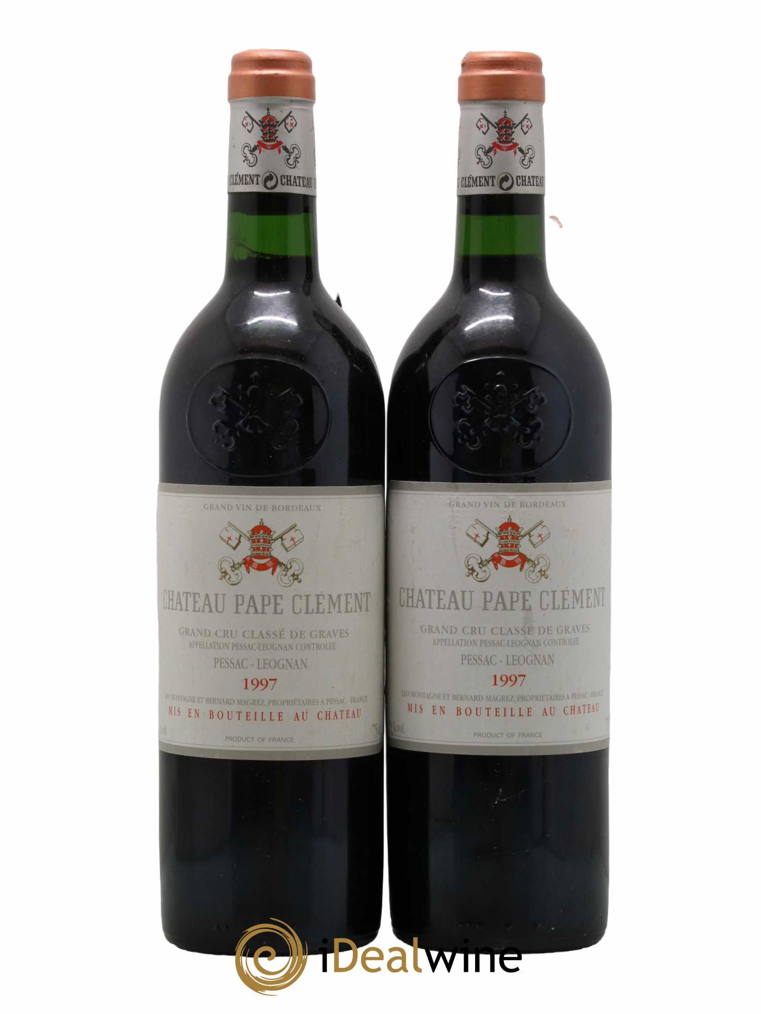 Château Pape Clément Cru Classé de Graves 1997 - Lot de 2 bouteilles - 0