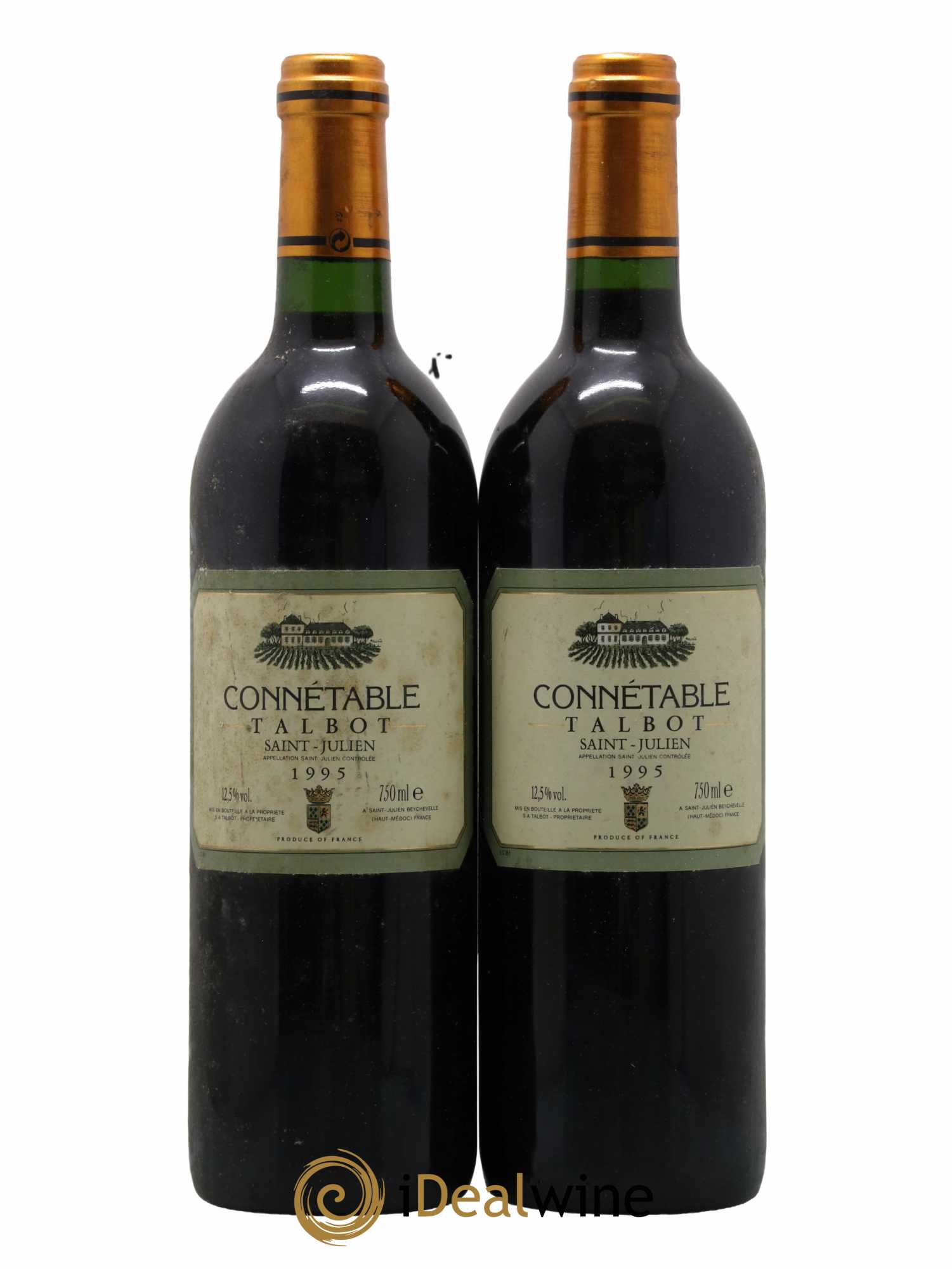 Connétable de Talbot Second Vin 1995 - Posten von 2 Flaschen - 0