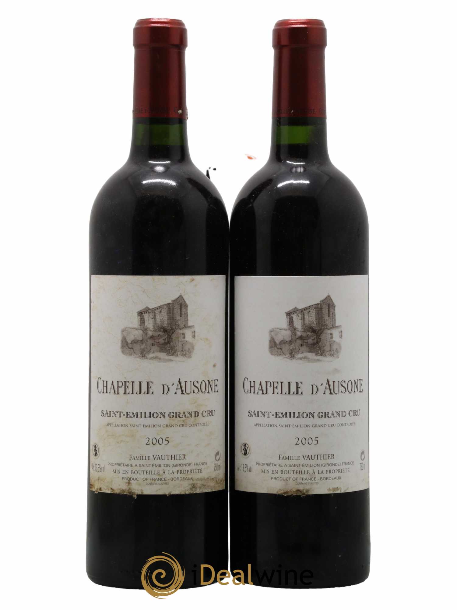Chapelle d'Ausone Second Vin 2005 - Lot de 2 bouteilles - 0