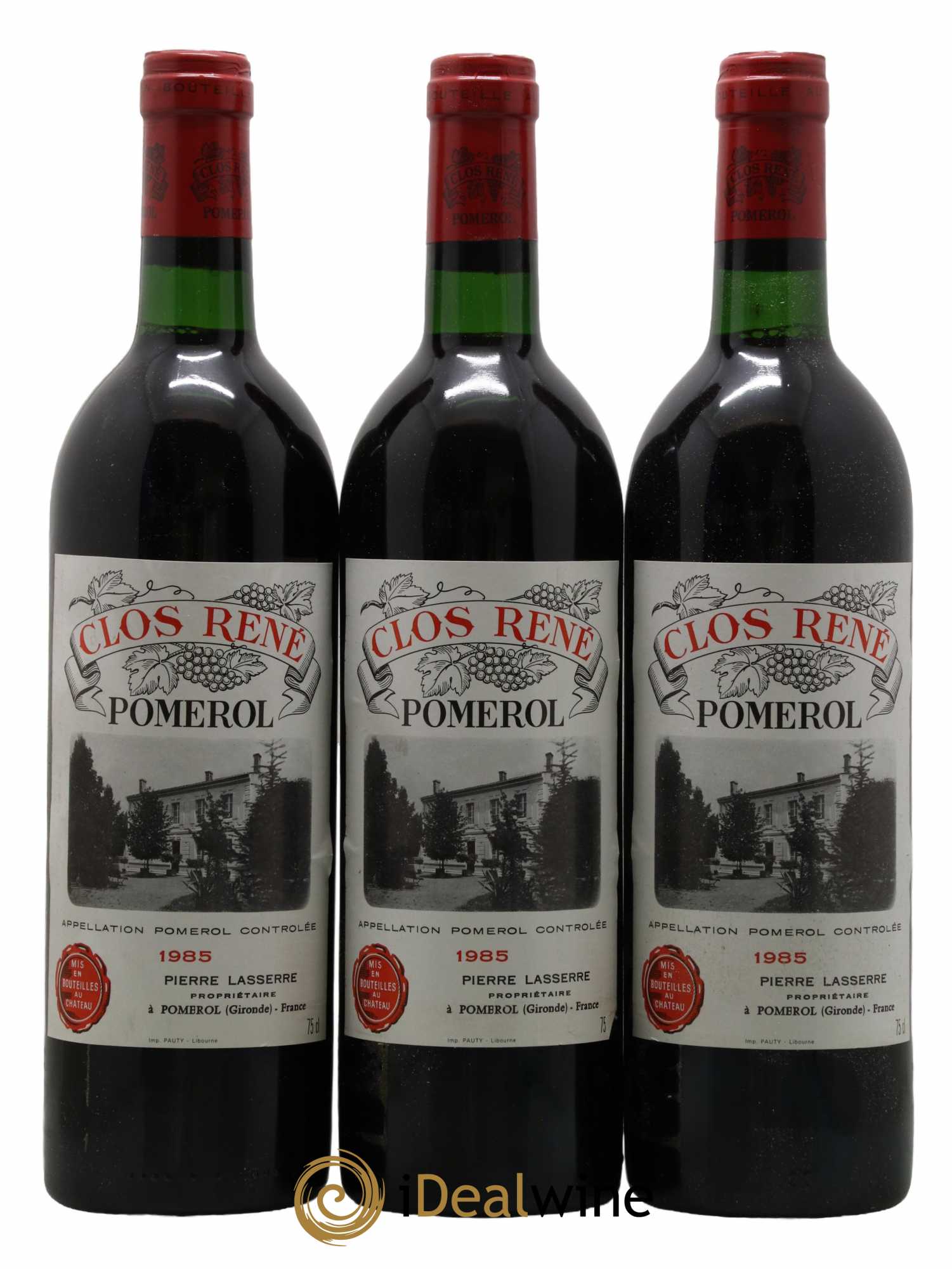 Clos René 1985 - Posten von 3 Flaschen - 0
