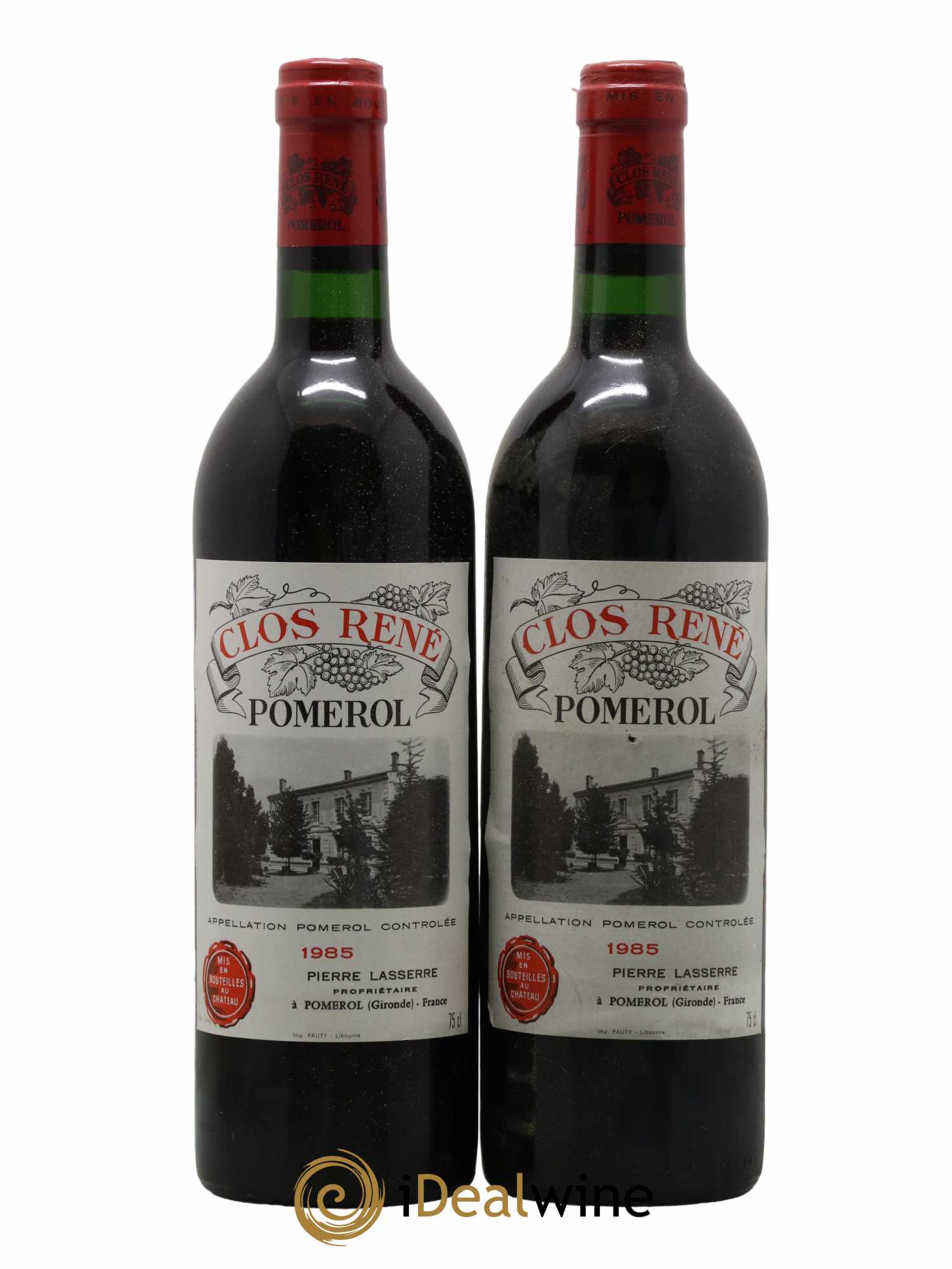 Clos René 1985 - Lotto di 2 bottiglie - 0