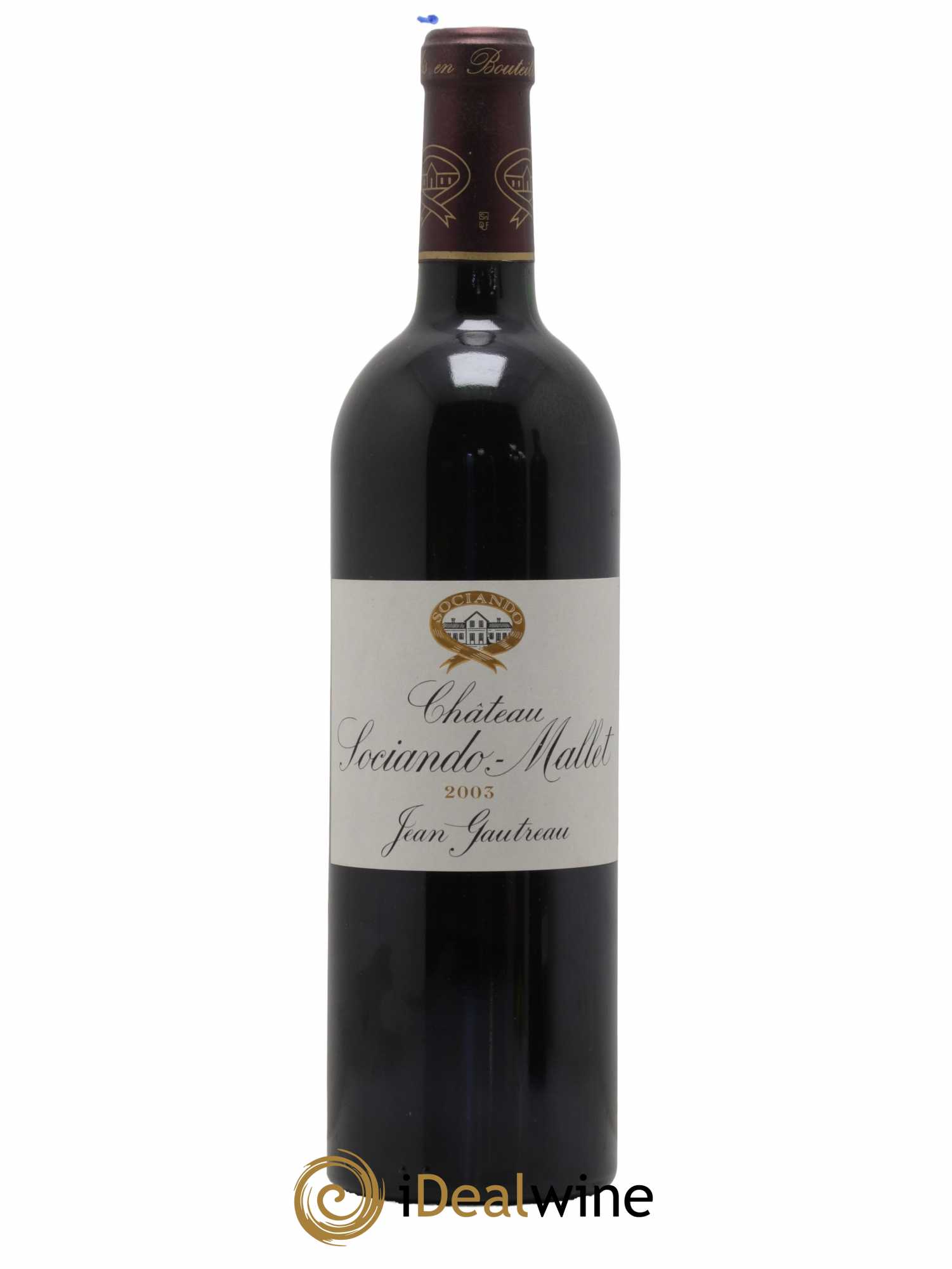 Château Sociando Mallet 2003 - Lot de 1 bouteille - 0