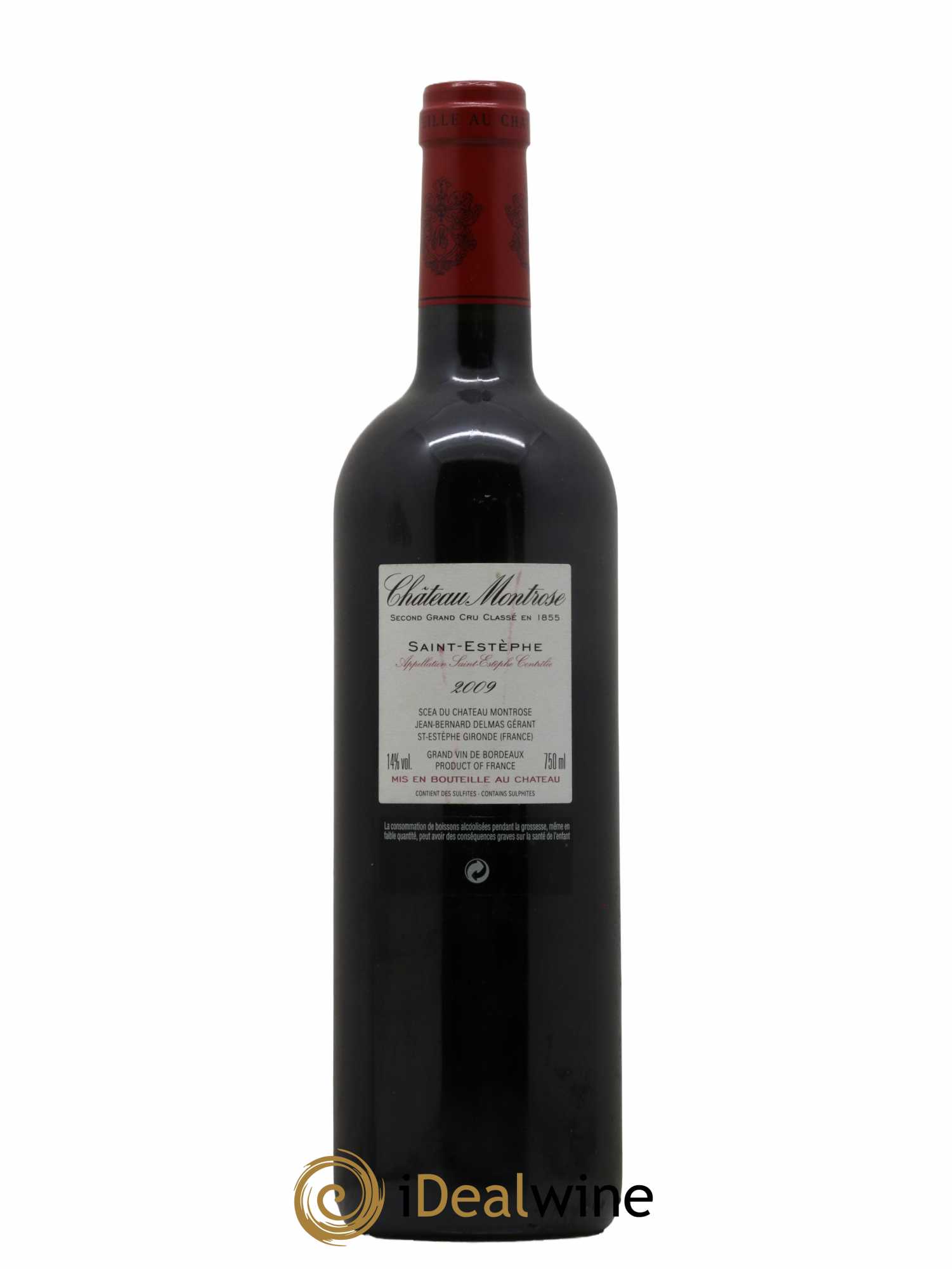 Château Montrose 2ème Grand Cru Classé 2009 - Lot de 1 bouteille - 1