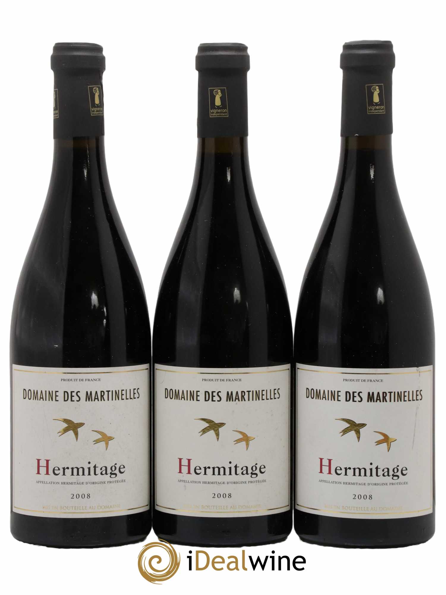 Hermitage Domaine Des Martinelles 2008 - Lot de 3 bouteilles - 0