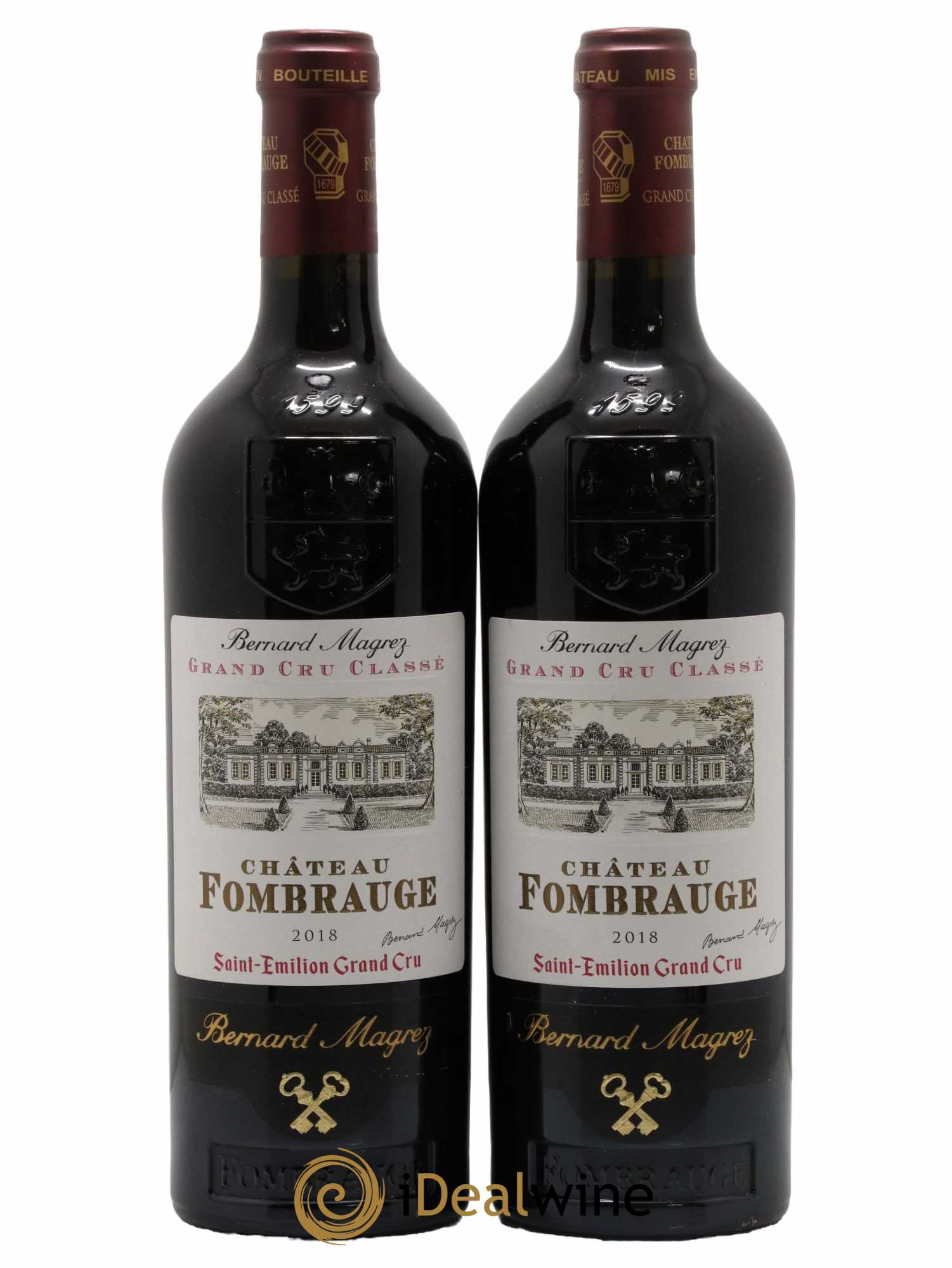 Château Magrez Fombrauge (sans prix de réserve) (sans prix de réserve) 2018 - Lot de 2 bouteilles - 0