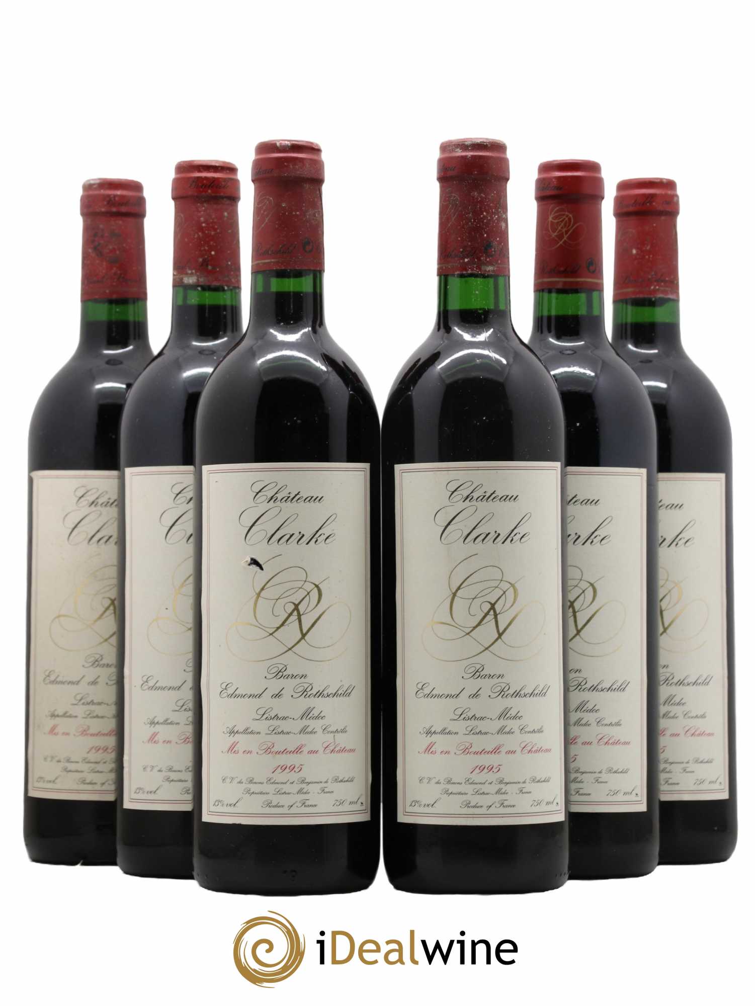 Château Clarke 1995 - Lot de 6 bouteilles - 0