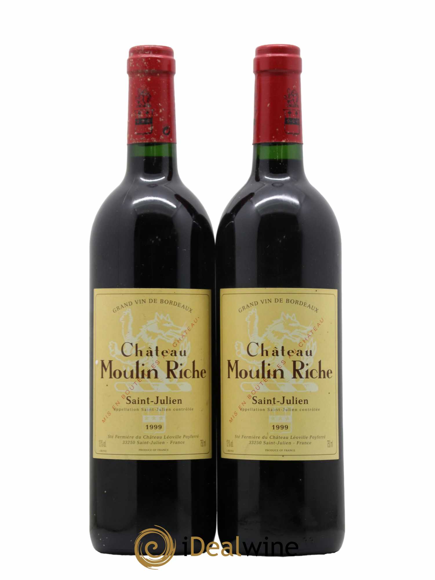 Château Moulin Riche 1999 - Lot de 2 bouteilles - 0