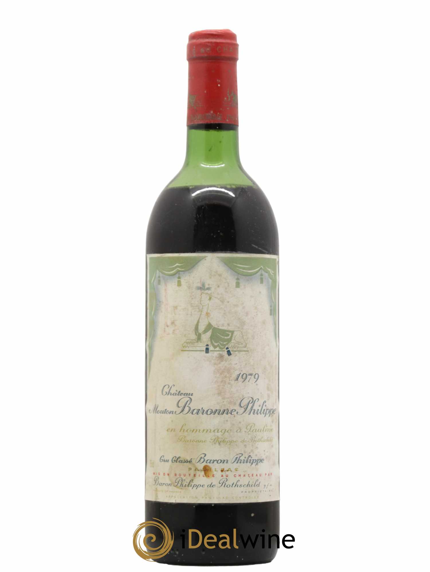 Château d' Armailhac - Mouton Baron(ne) Philippe 5ème Grand Cru Classé 1979 - Lotto di 1 bottiglia - 0