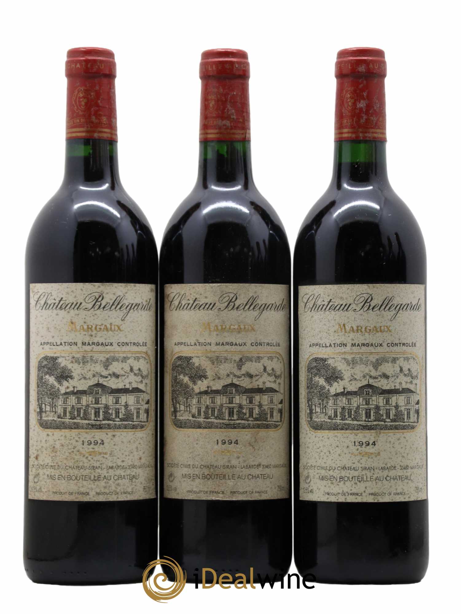Bordeaux Margaux Château Bellegarde 1994 - Lot de 6 bouteilles - 1