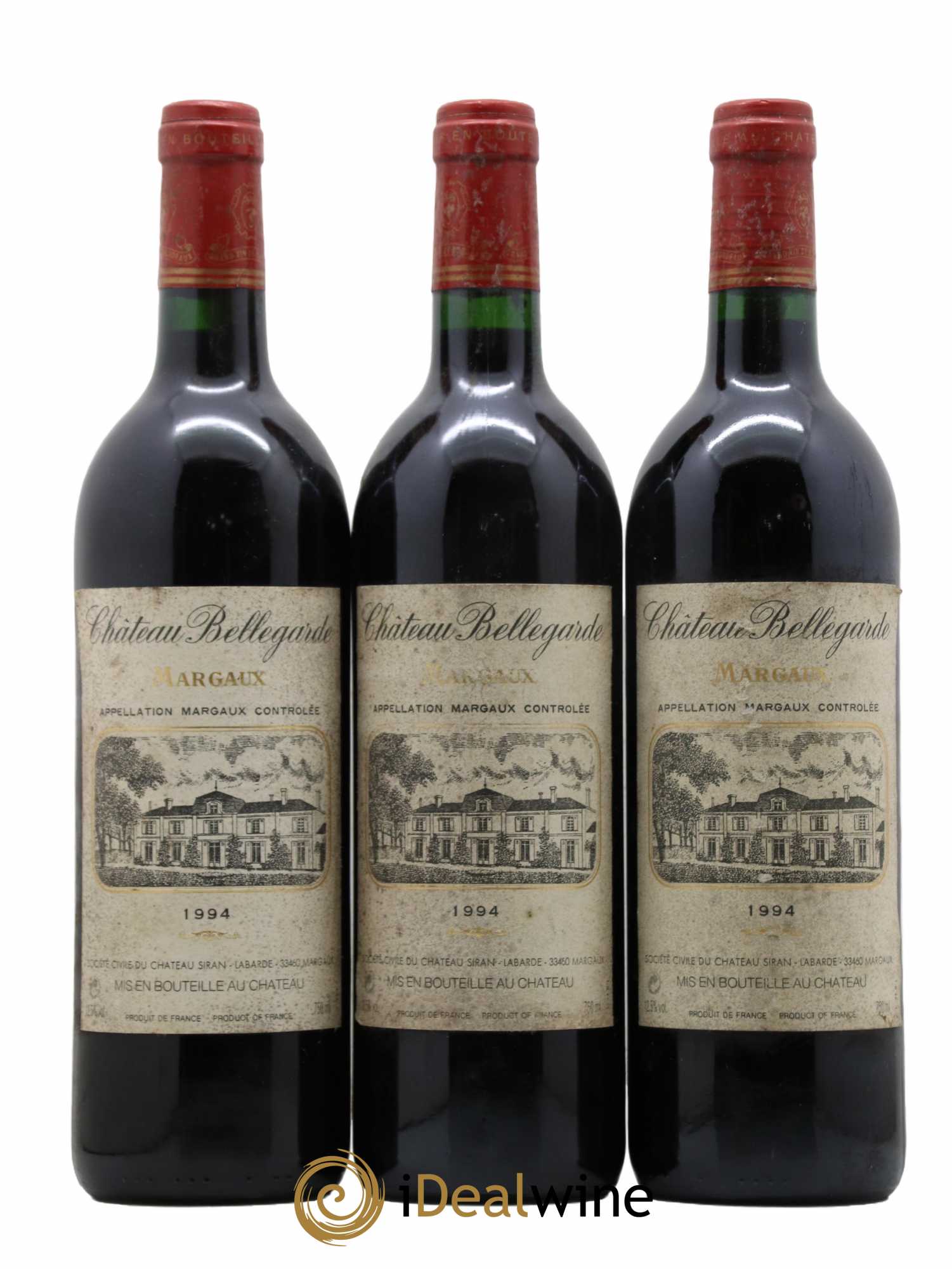 Bordeaux Margaux Château Bellegarde 1994 - Lot de 6 bouteilles - 2