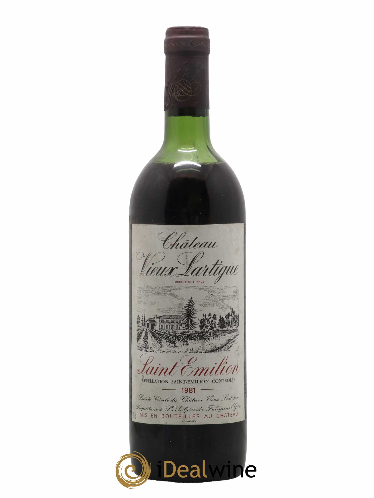 Saint-Émilion Château Vieux Lartigue (sans prix de réserve) 1981 - Lot de 1 bouteille - 0