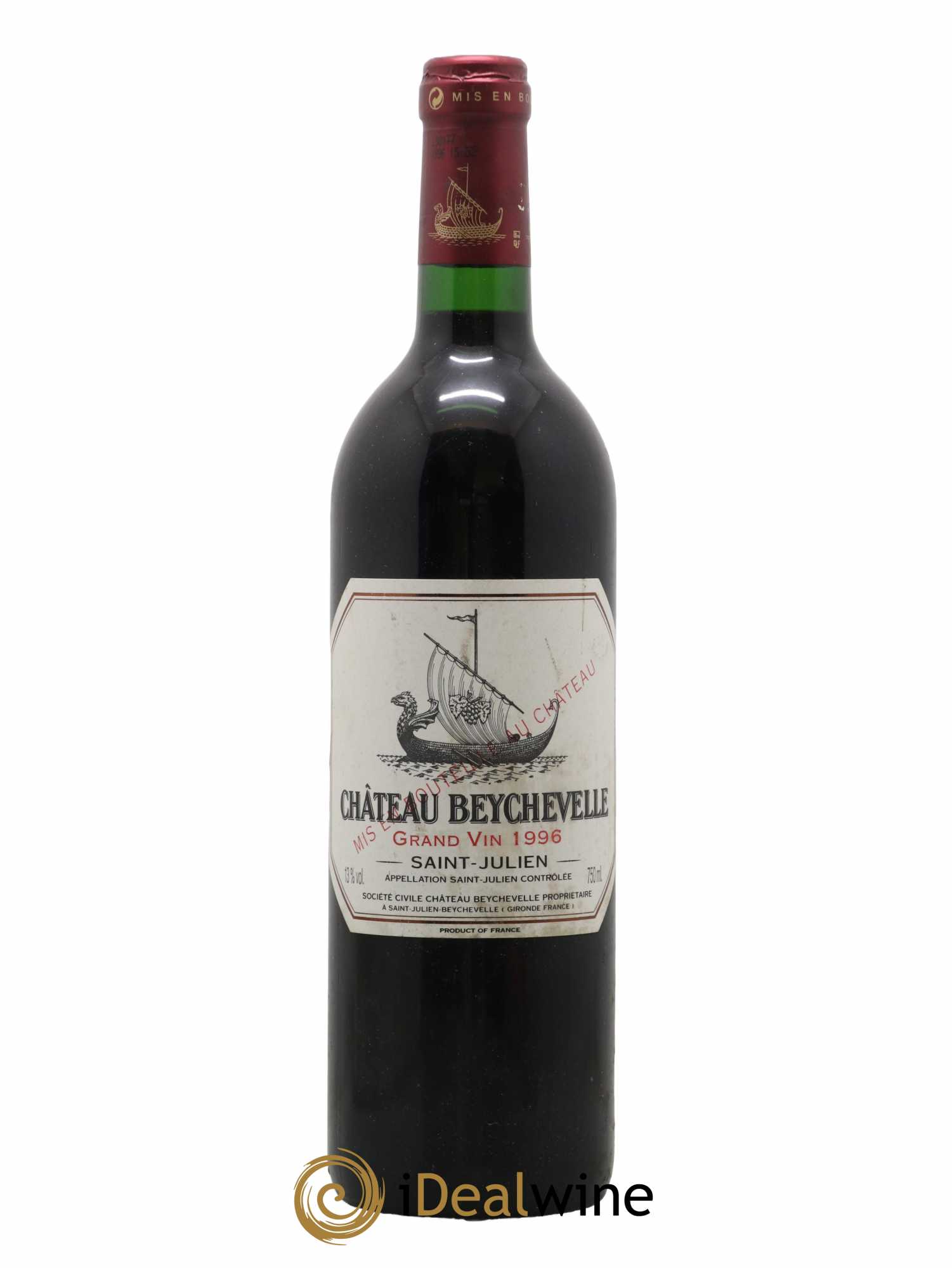 Château Beychevelle 4ème Grand Cru Classé 1996 - Lot de 1 bouteille - 0