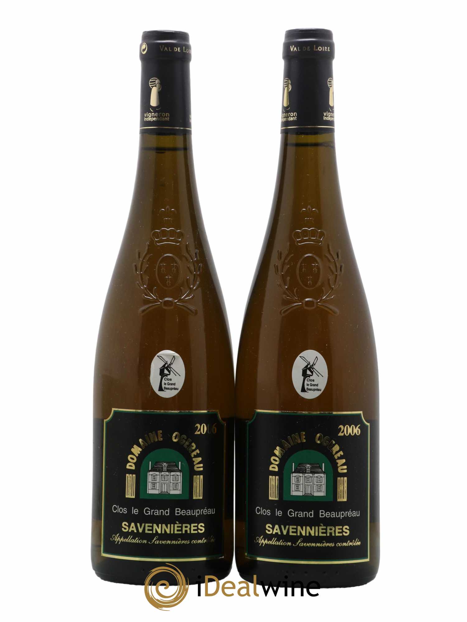 Savennières Clos le Grand Beaupréau Domaine Ogereau 2006 - Lot de 2 bouteilles - 0