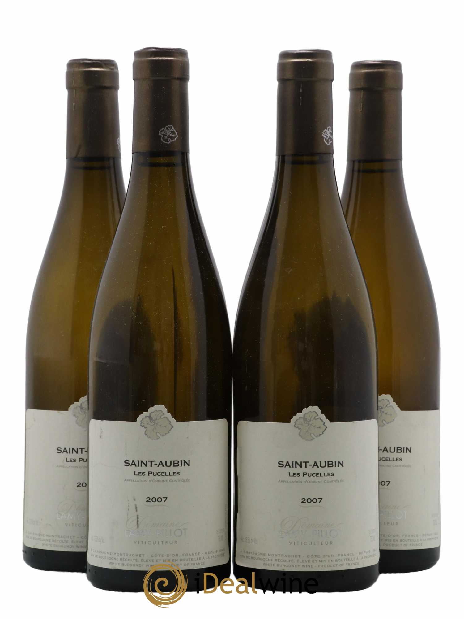 Saint-Aubin Pucelles Lamy Pillot 2007 - Lot de 4 bouteilles - 0