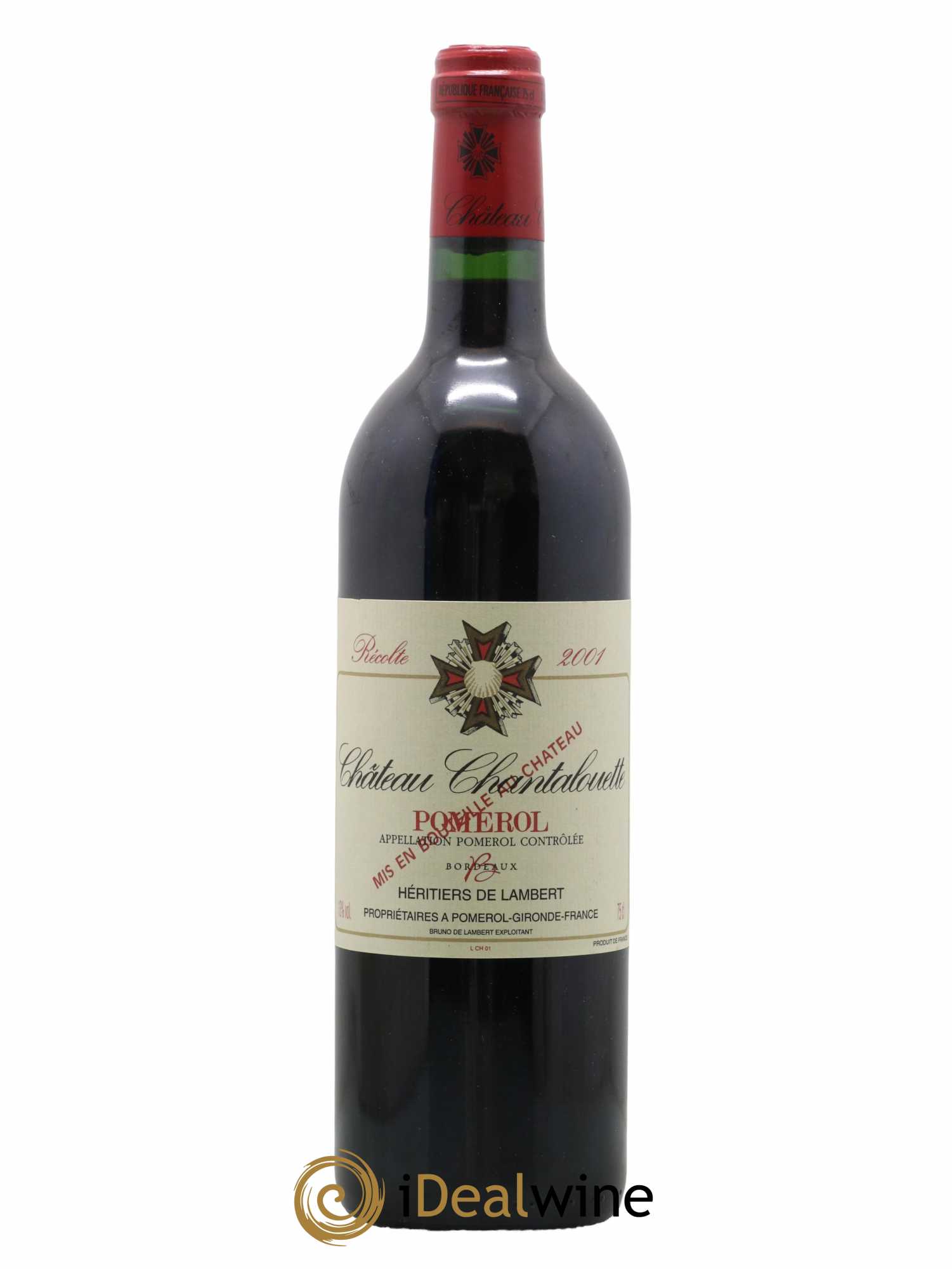 Pomerol Château Chantalouette 2001 - Lot de 1 bouteille - 0