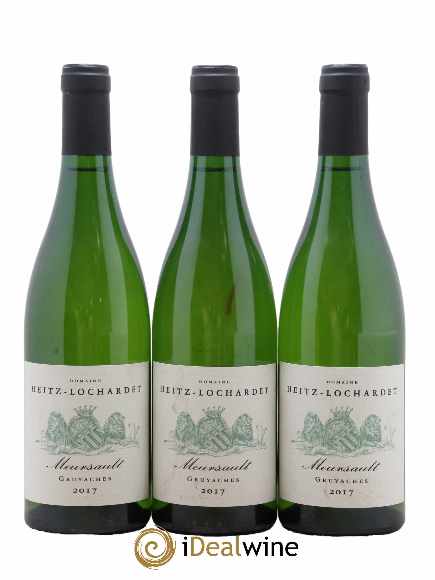 Meursault Gruyaches Armand Heitz 2017 - Lot de 3 bouteilles - 0