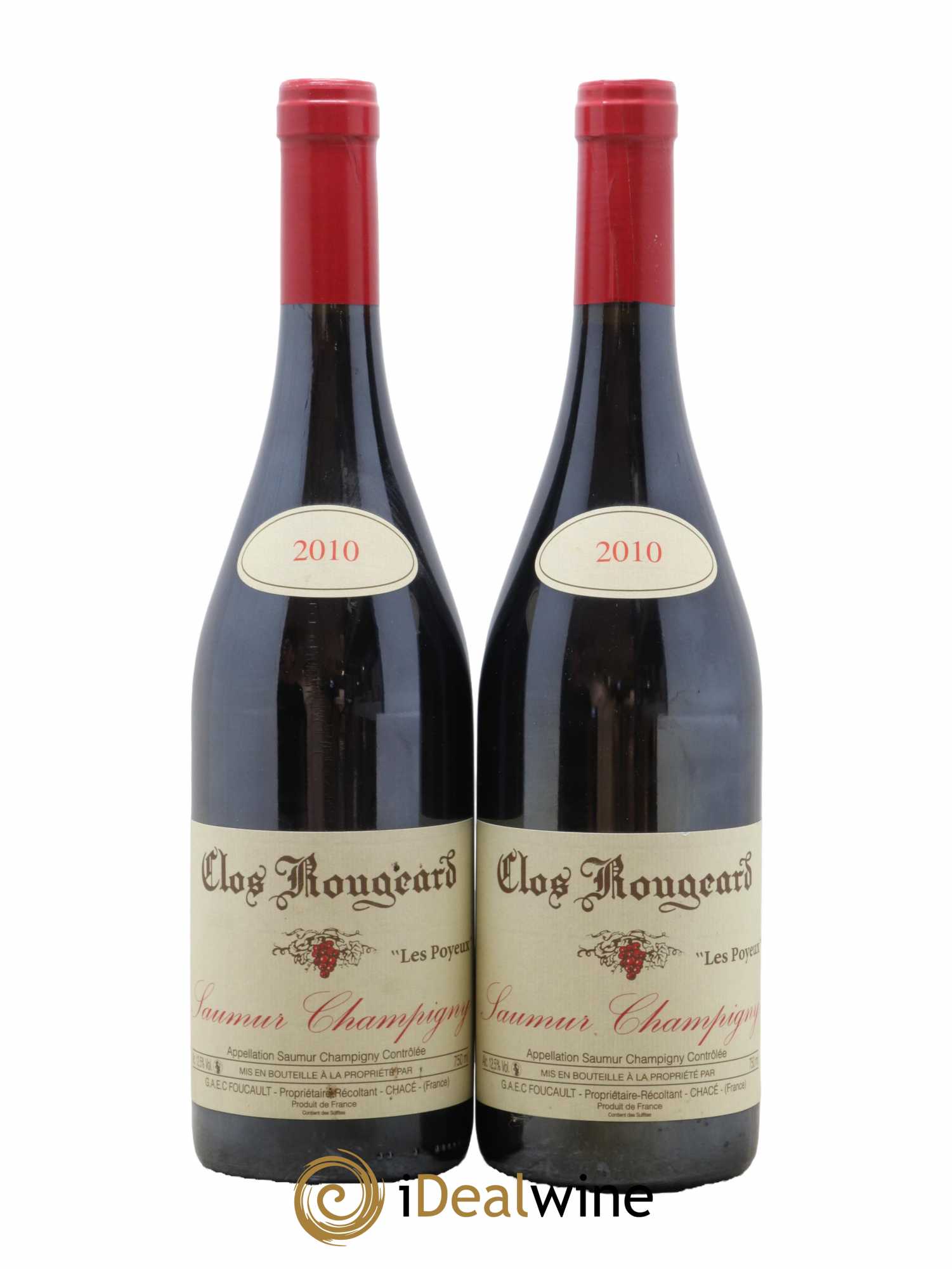 Saumur-Champigny Les Poyeux Clos Rougeard 2010 - Lot de 2 bouteilles - 0