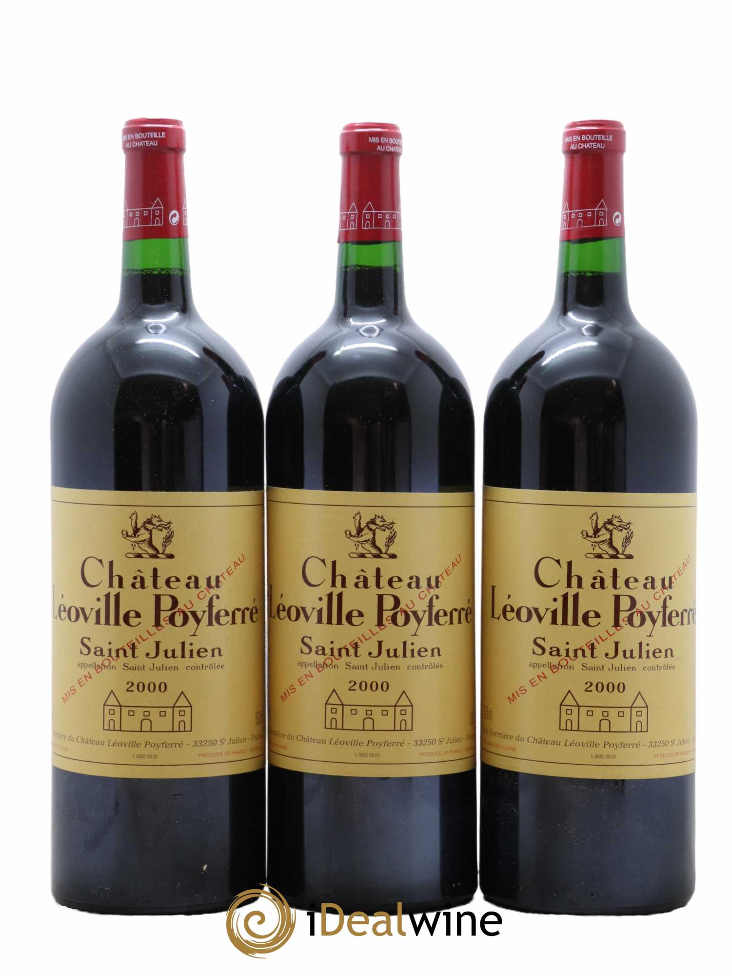 Château Léoville Poyferré 2ème Grand Cru Classé 2000 - Lot de 6 magnums - 2
